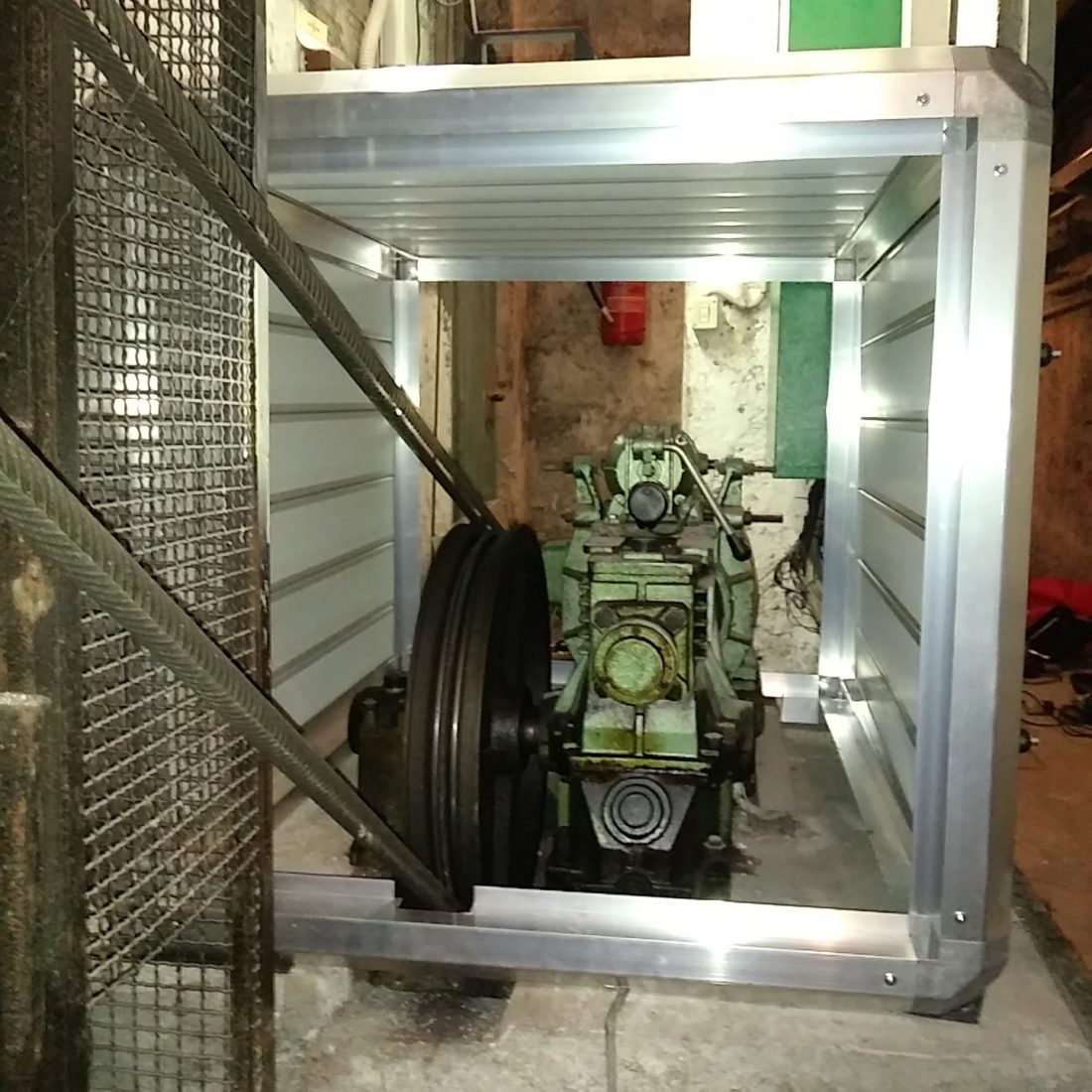 cabina silente motore ascensore