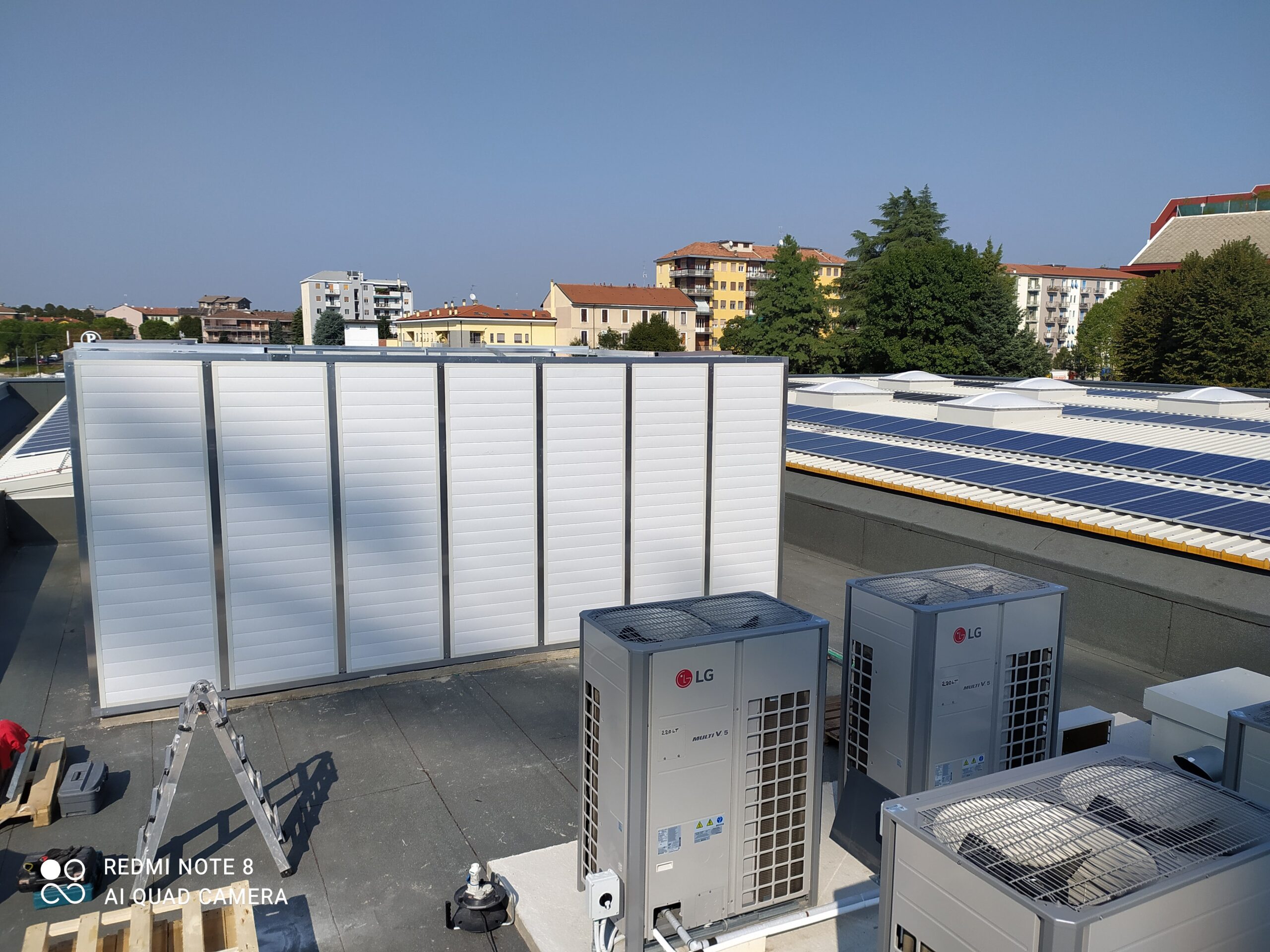 Schermature acustiche milano, vista esterna