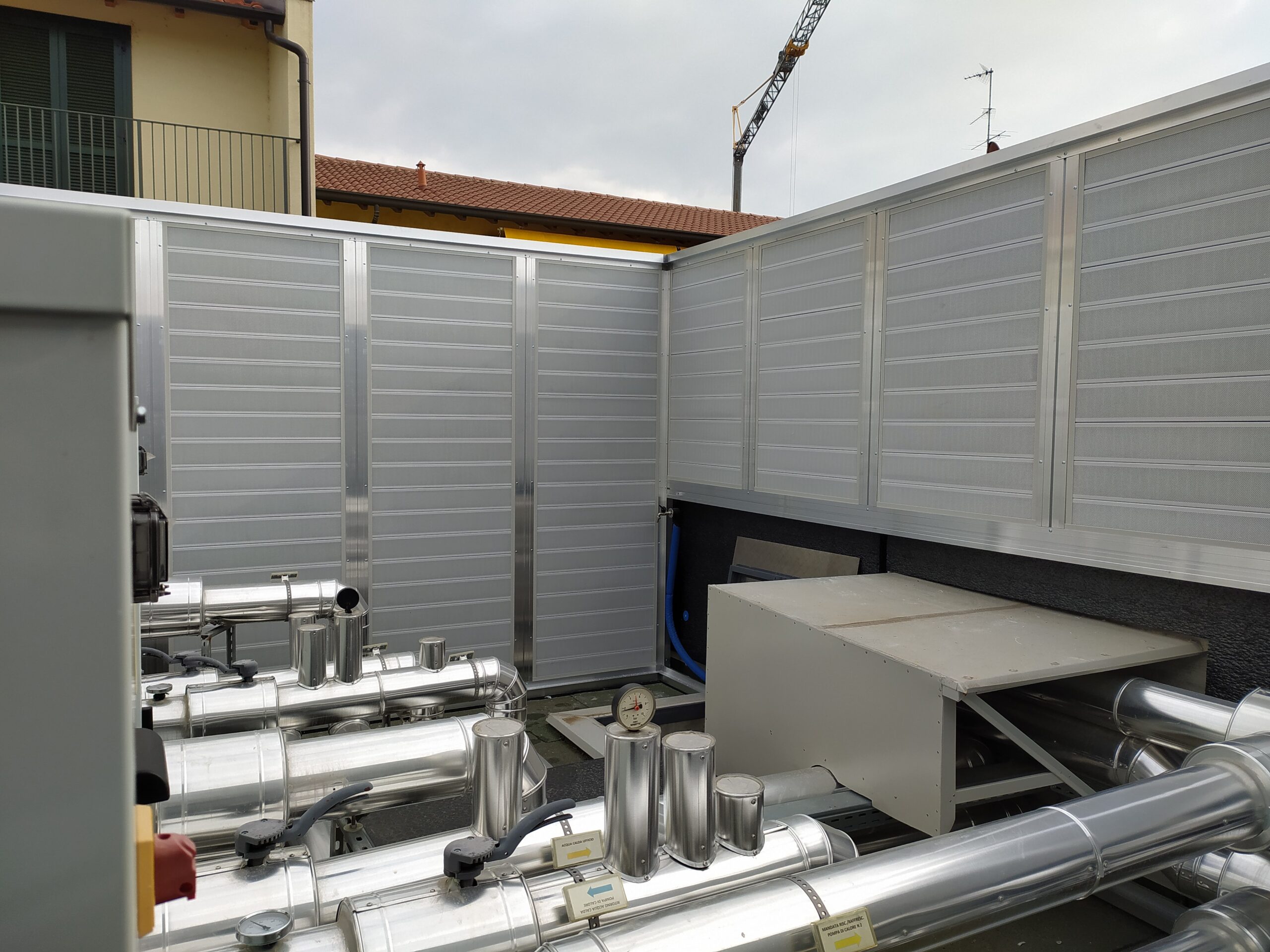 Schermature acustiche milano, vista interna,cisliano,a