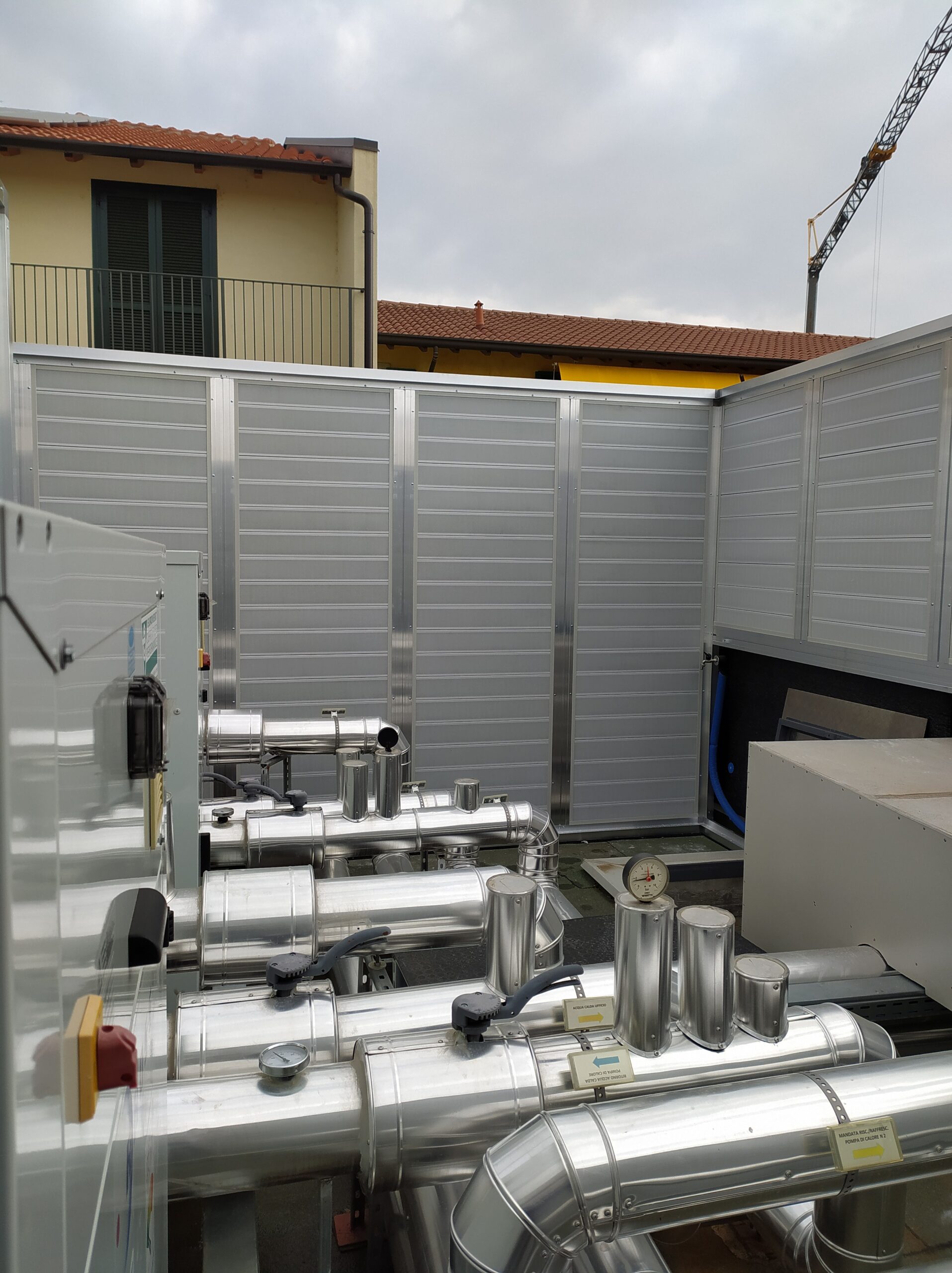 Schermature acustiche milano, vista interna,cisliano,b