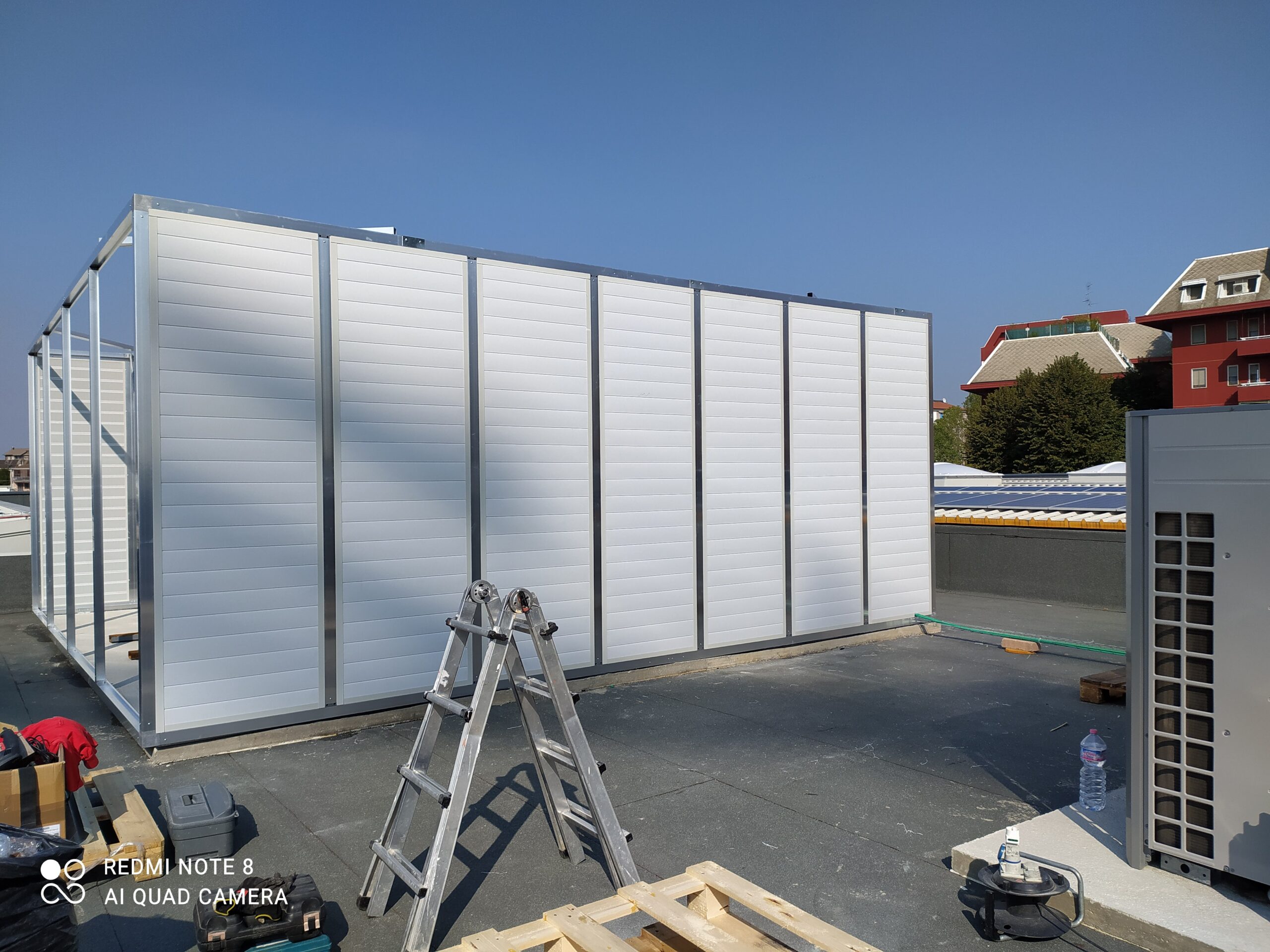 Schermature acustiche milano, viste schermo esterno