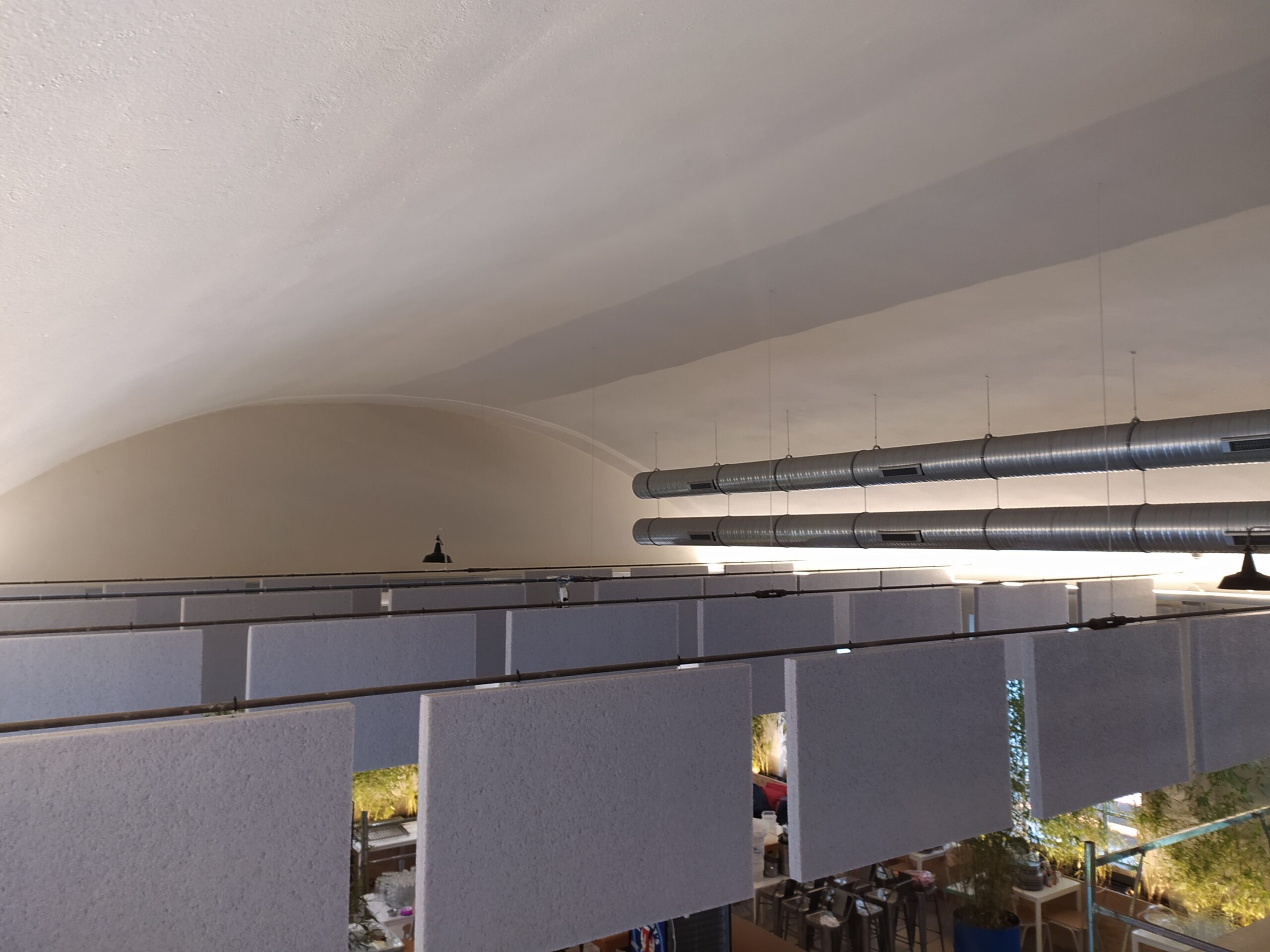 Correzione acustica milano, in fase di montaggio,11