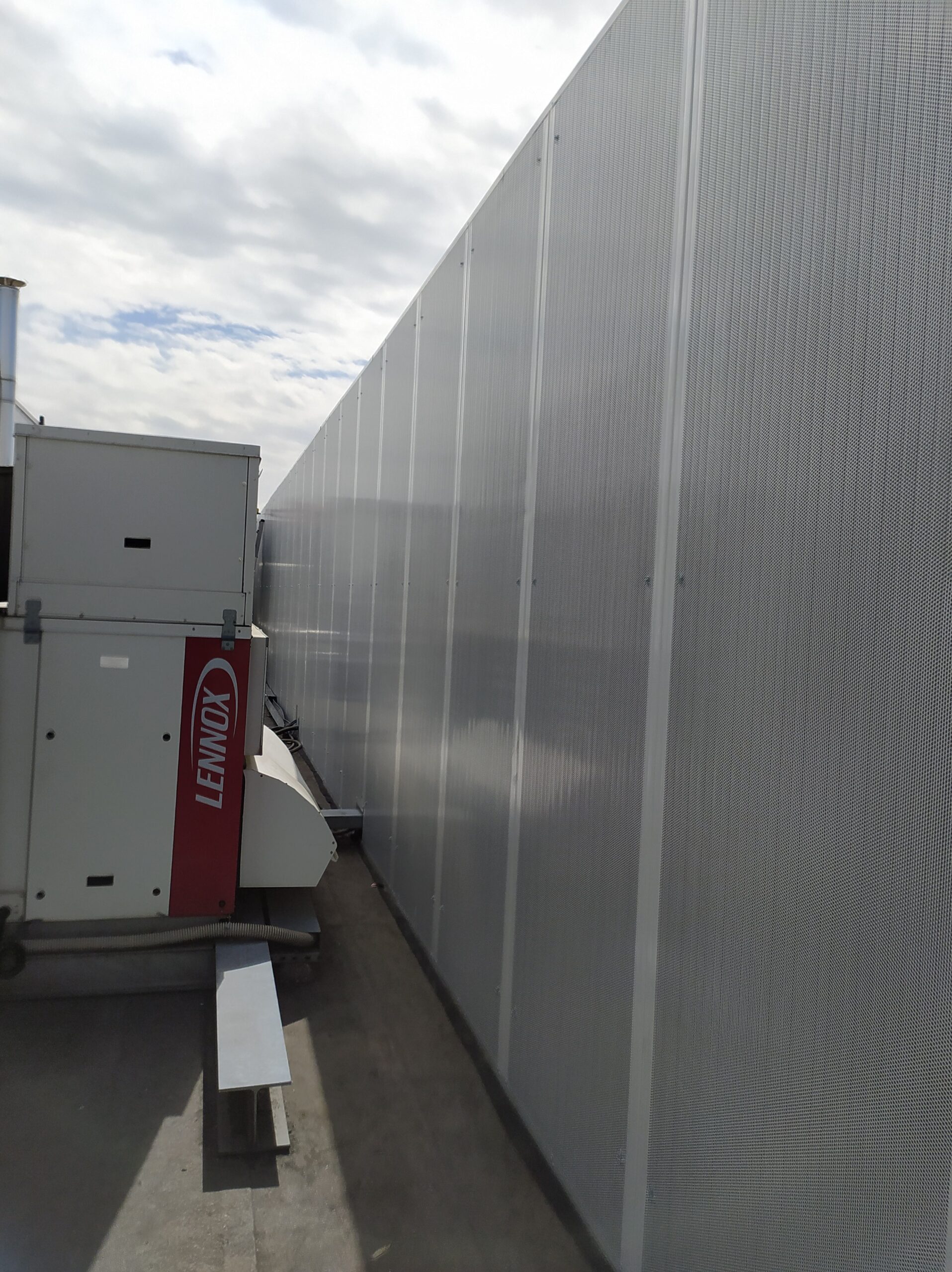 Schermatura acustica baranzate, pannelli vista interna.9