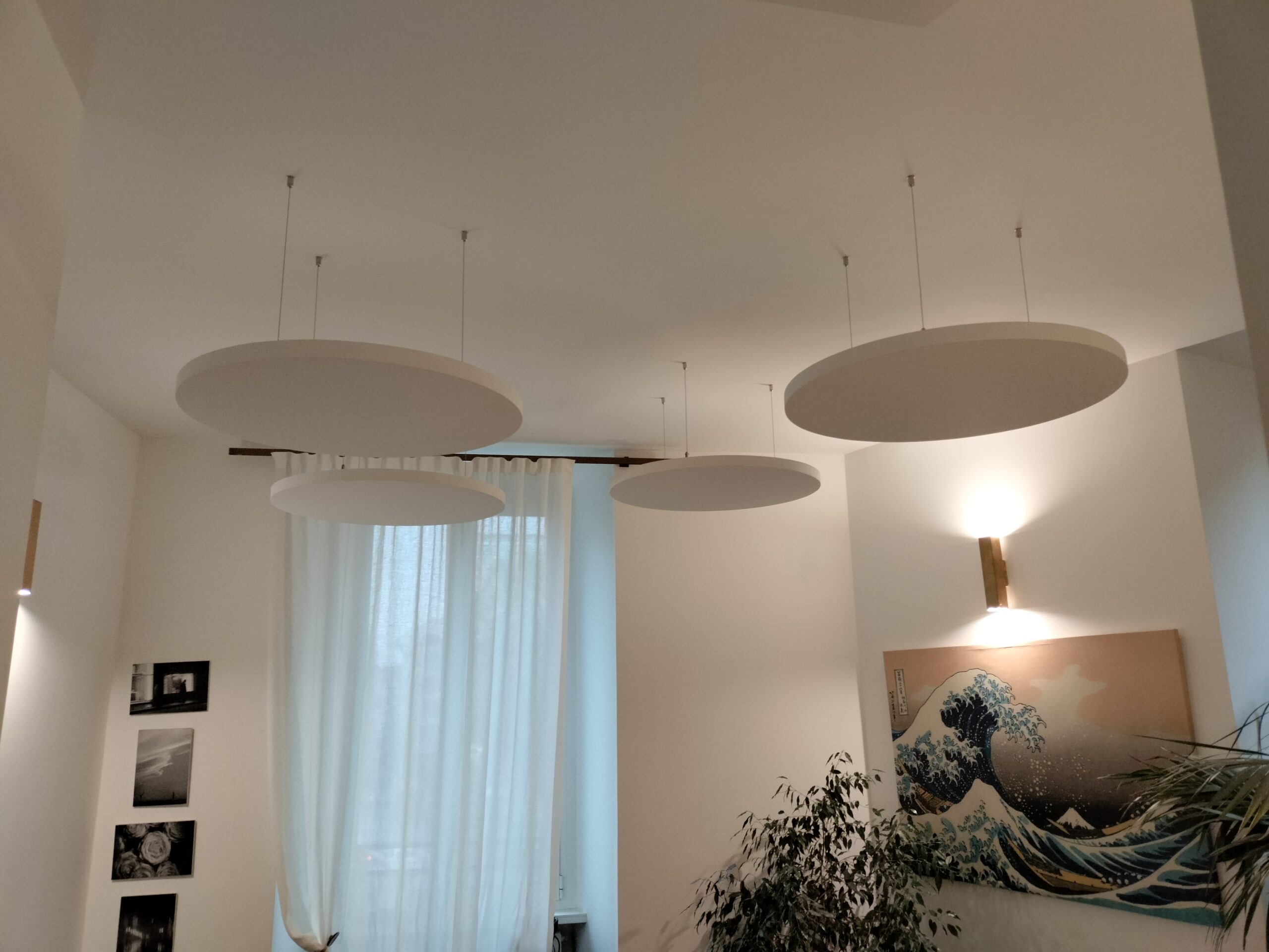 Pannelli fonoassorbenti isola ecophon solo circolari, 8