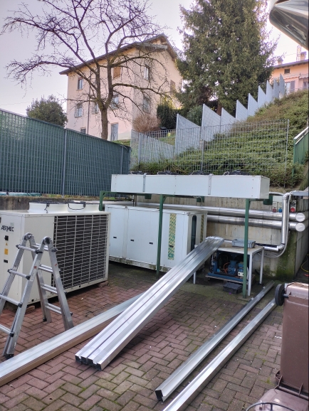 Schermatura acustica, preparazione area,3