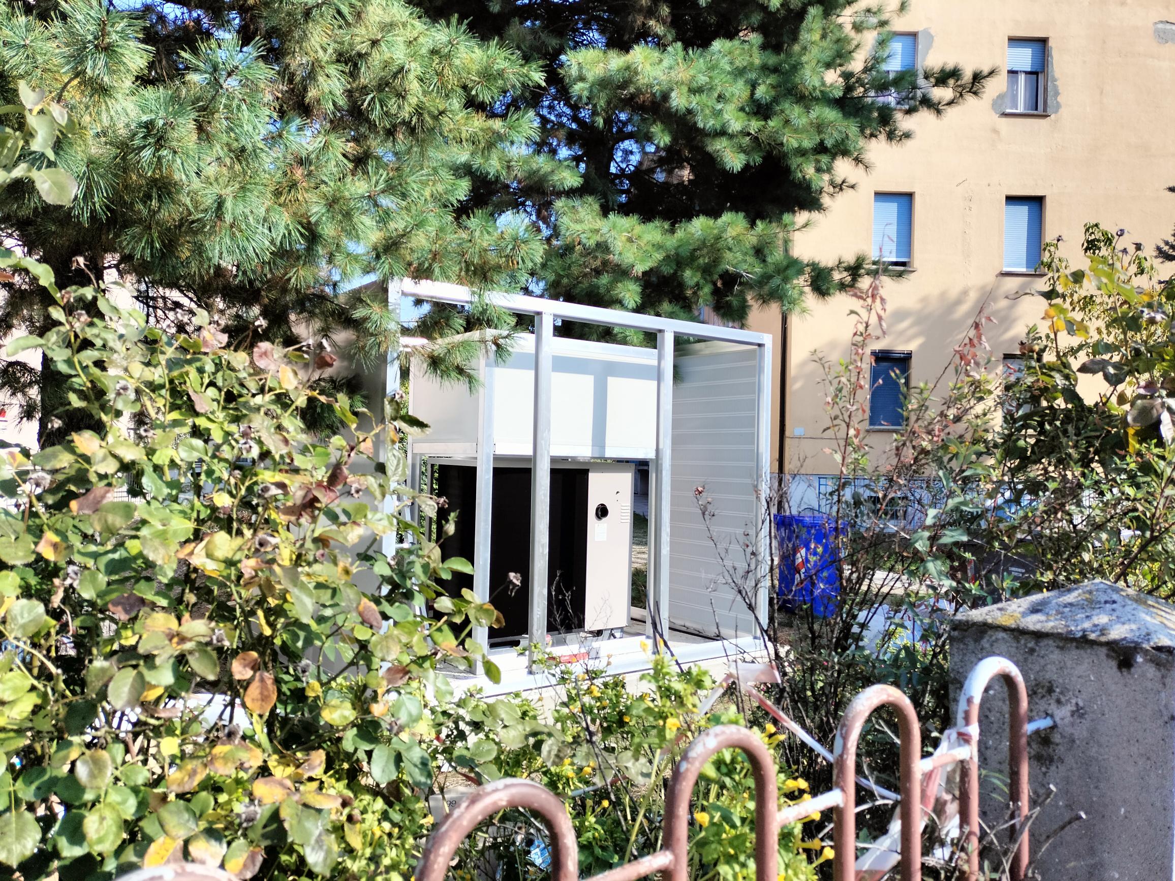 Schermatura acustica montaggio struttura 3