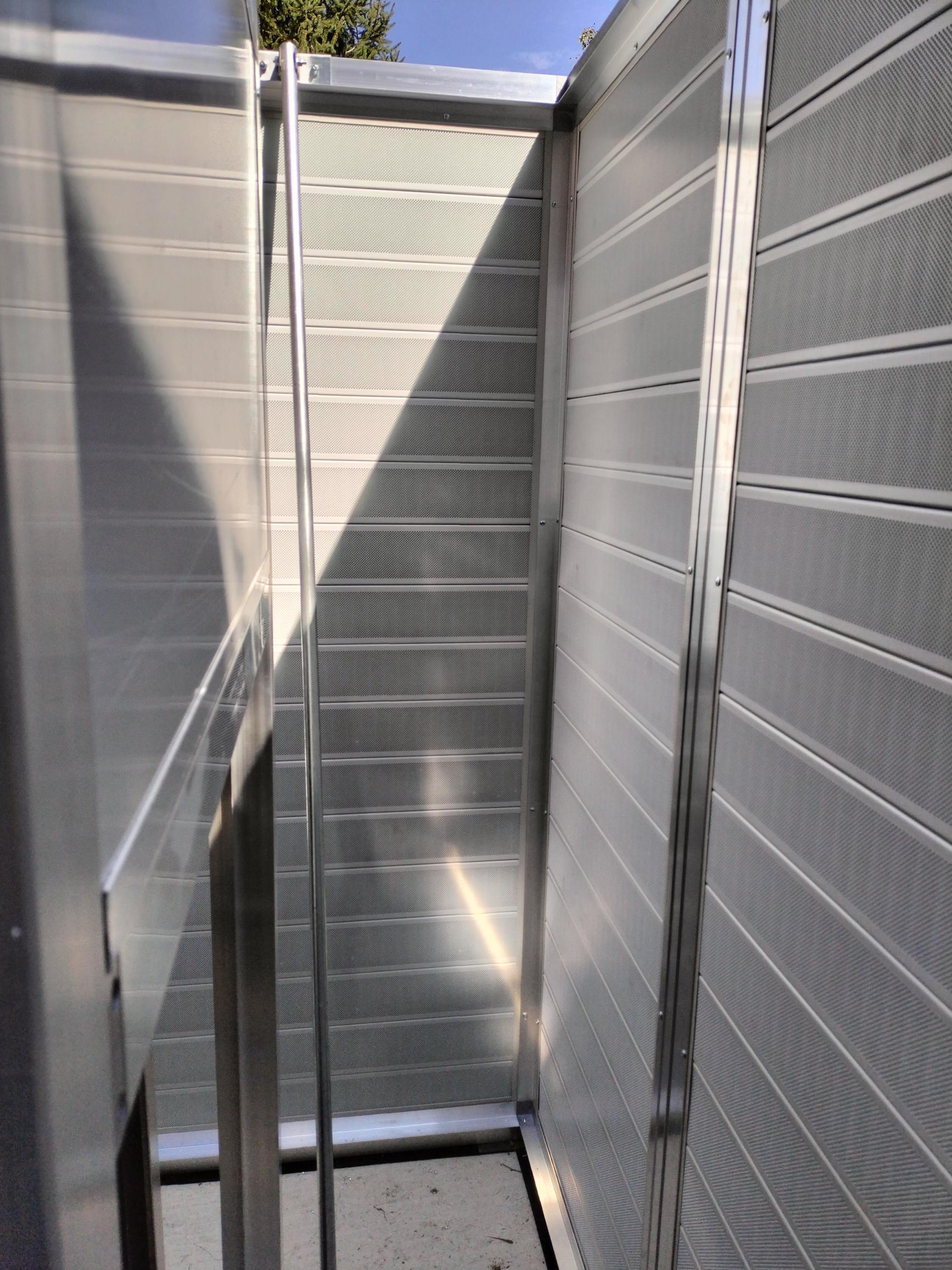 Schermatura acustica struttura, e pannelli, interno 1