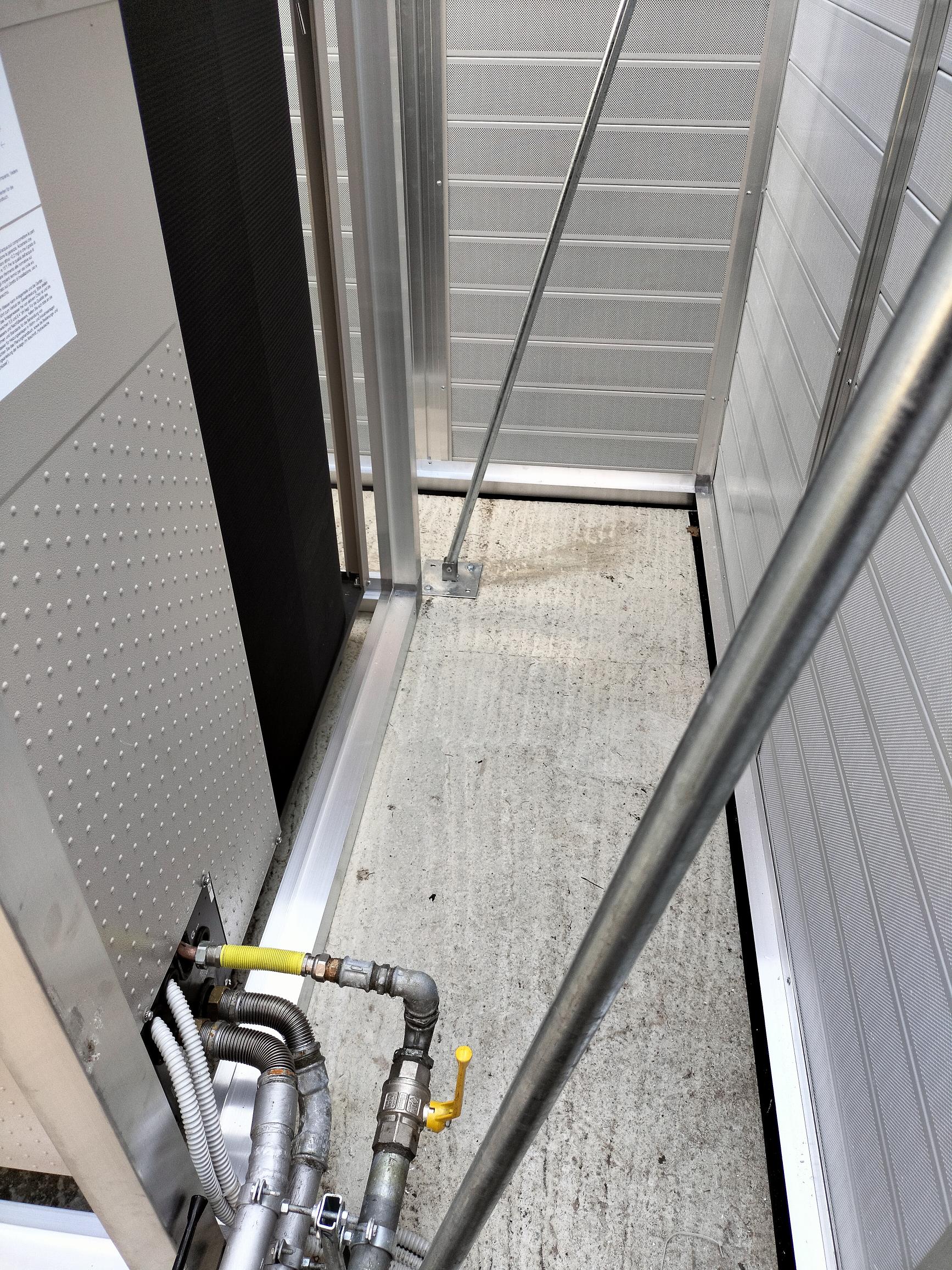 Schermatura acustica struttura, e pannelli, particolari 3