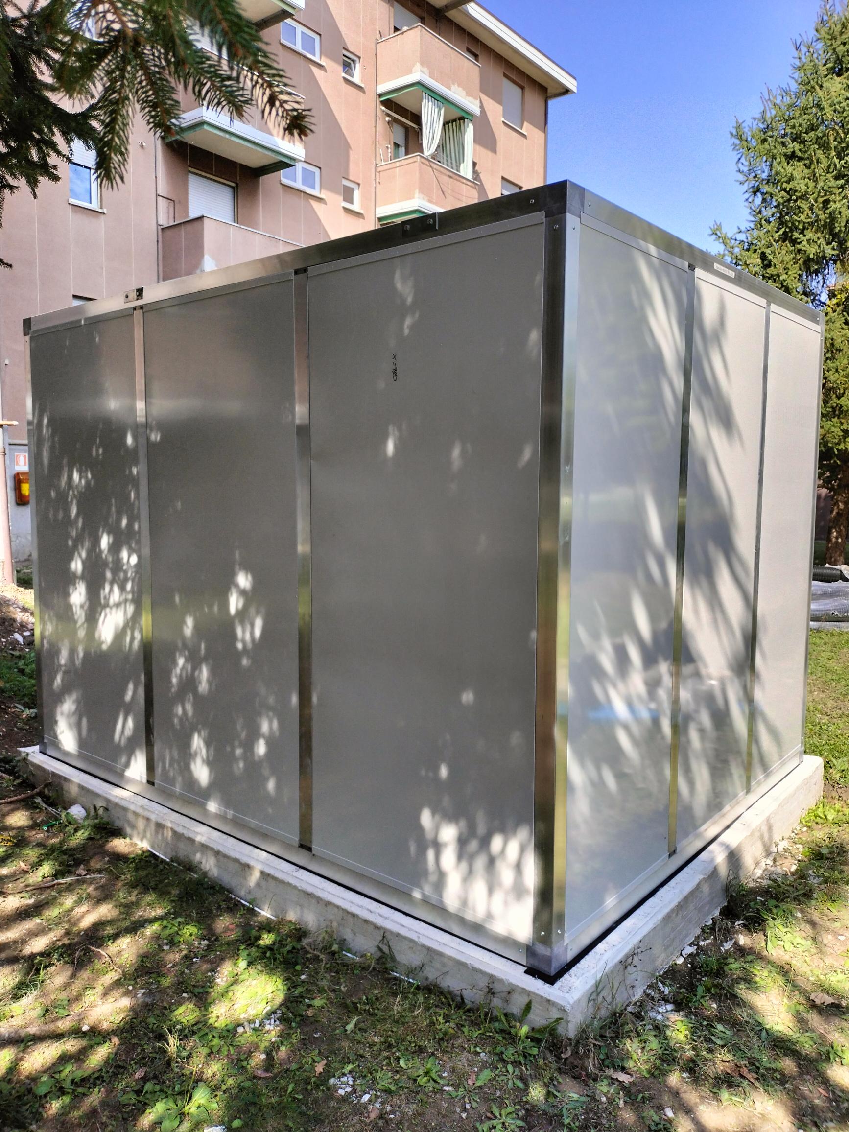 Schermatura acustica struttura, e pannelli, vista esterna 3 (2)