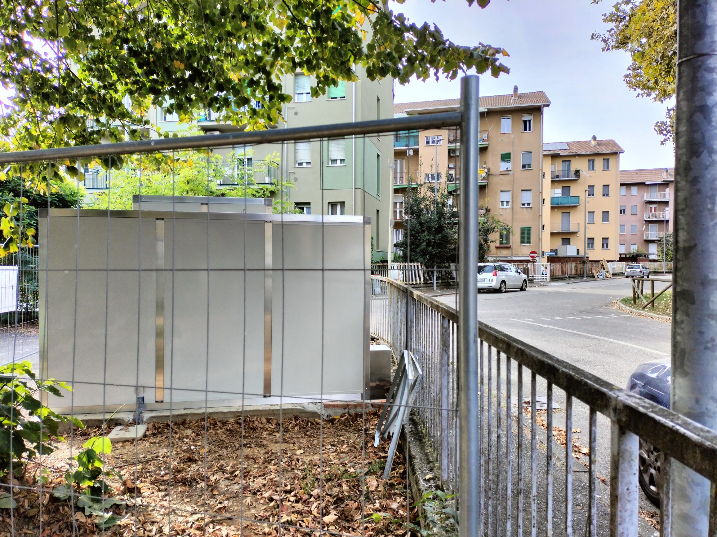 Schermatura acustica struttura, vista esterna 10