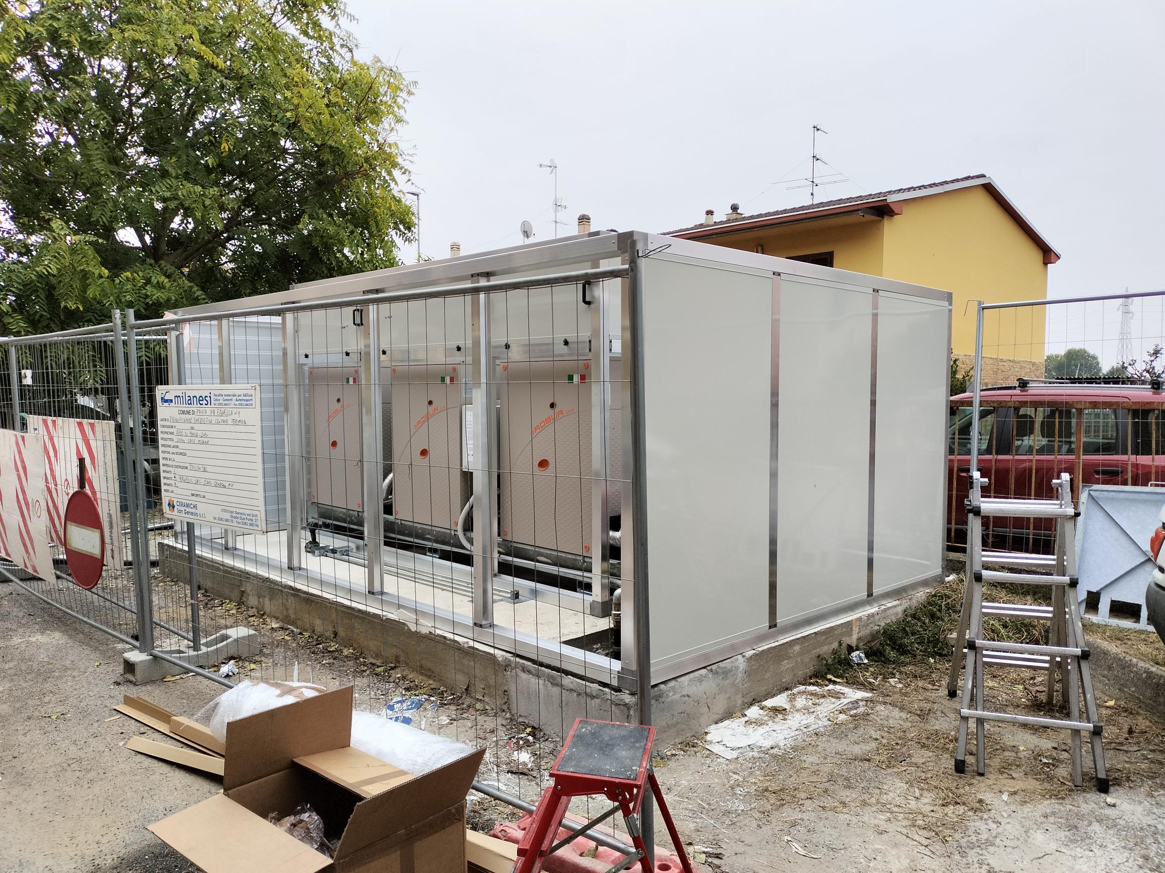 Schermatura acustica struttura, vista esterna 11