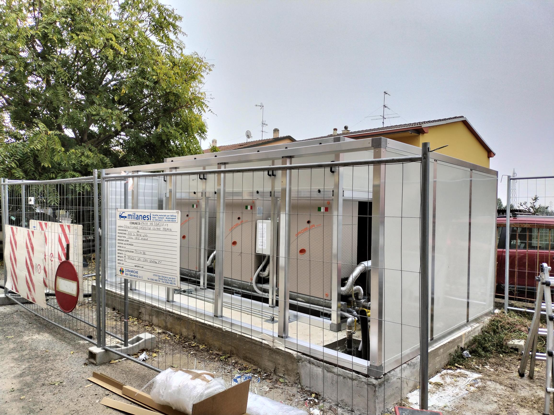 Schermatura acustica struttura, vista esterna 12