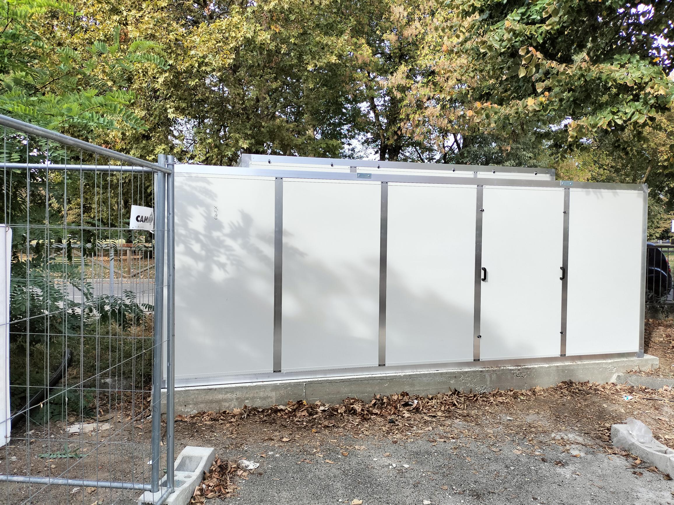 Schermatura acustica struttura, vista esterna 2