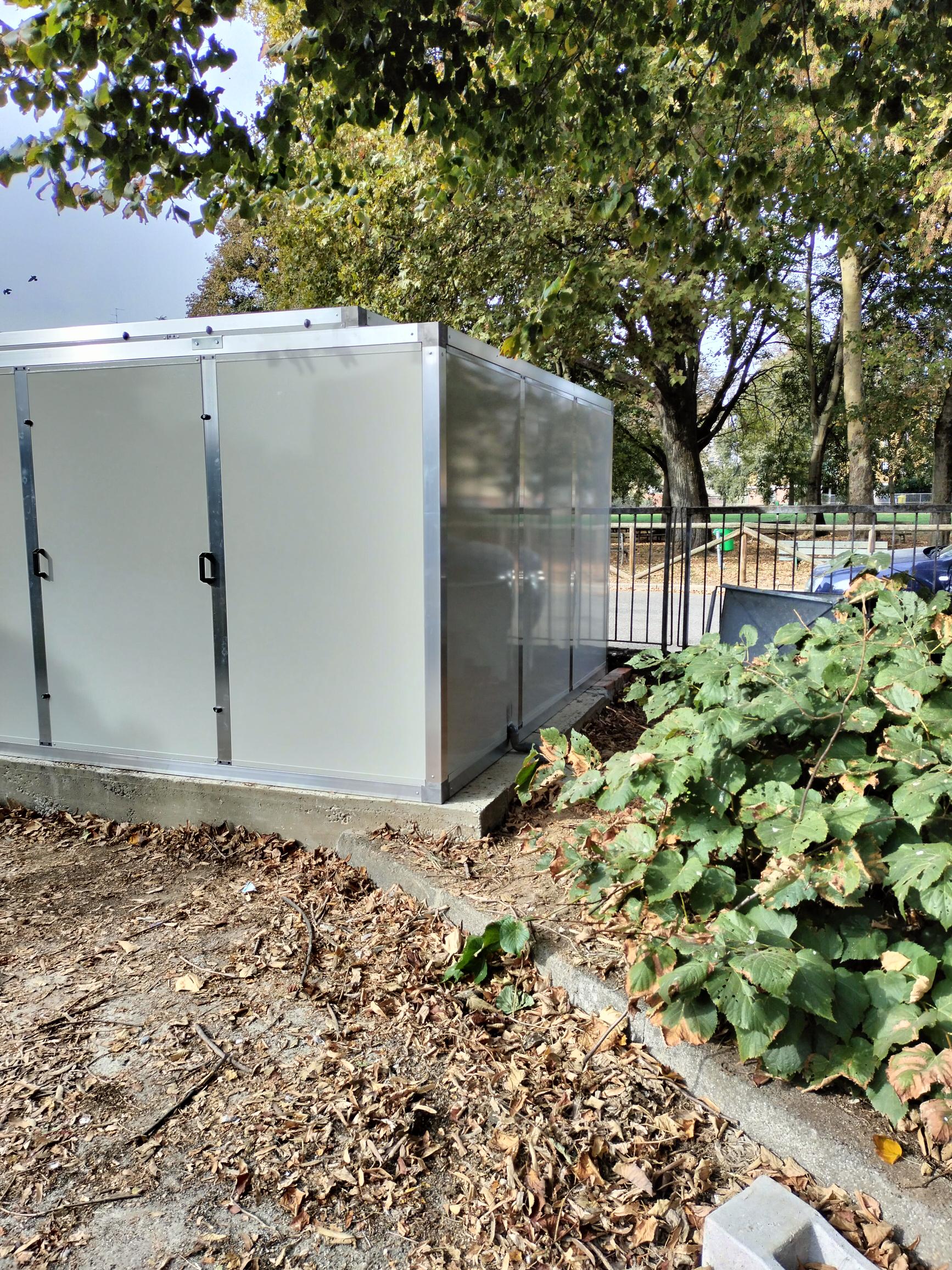 Schermatura acustica struttura, vista esterna 3