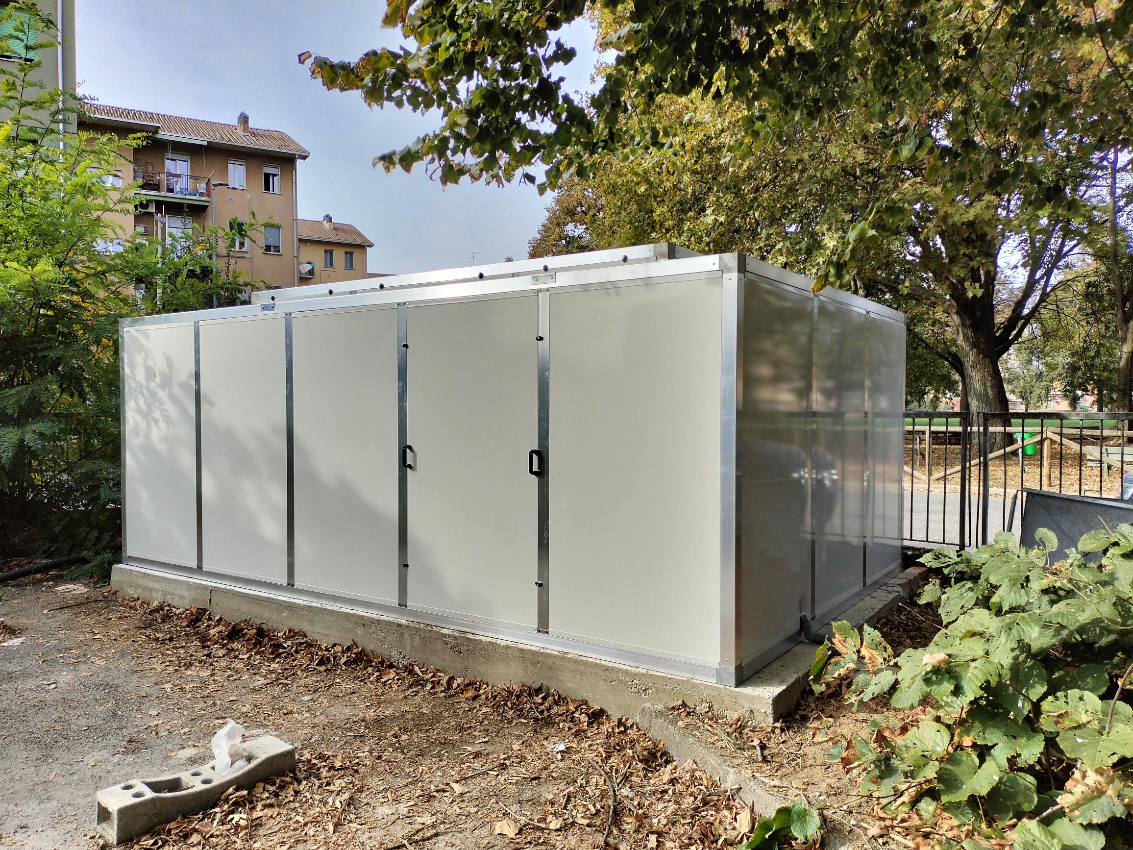 Schermatura acustica struttura, vista esterna 4