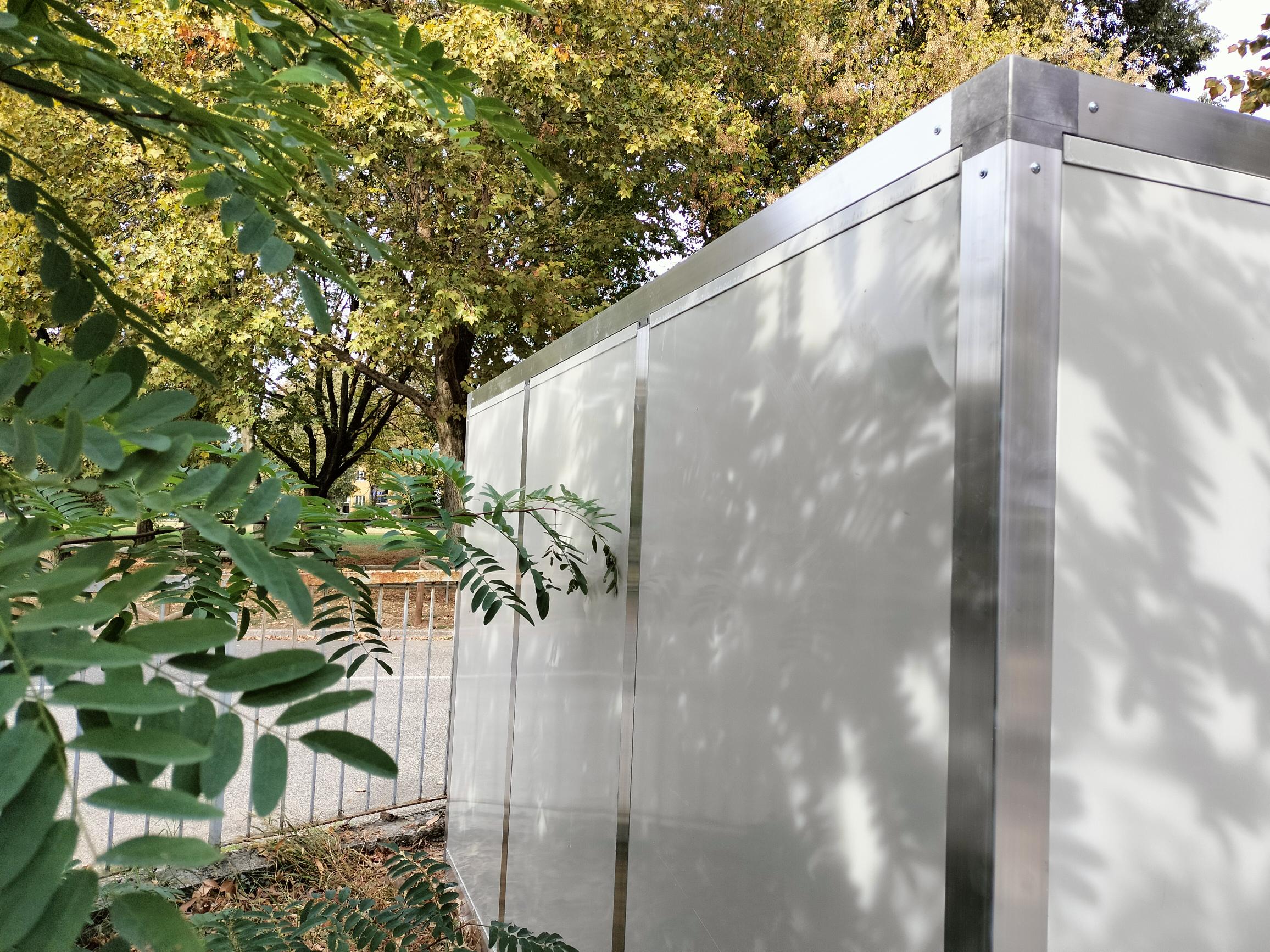 Schermatura acustica struttura, vista esterna 5