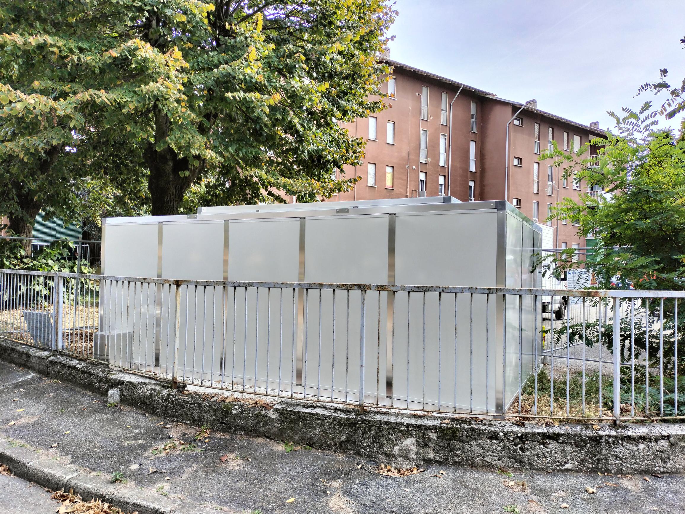 Schermatura acustica struttura, vista esterna 7