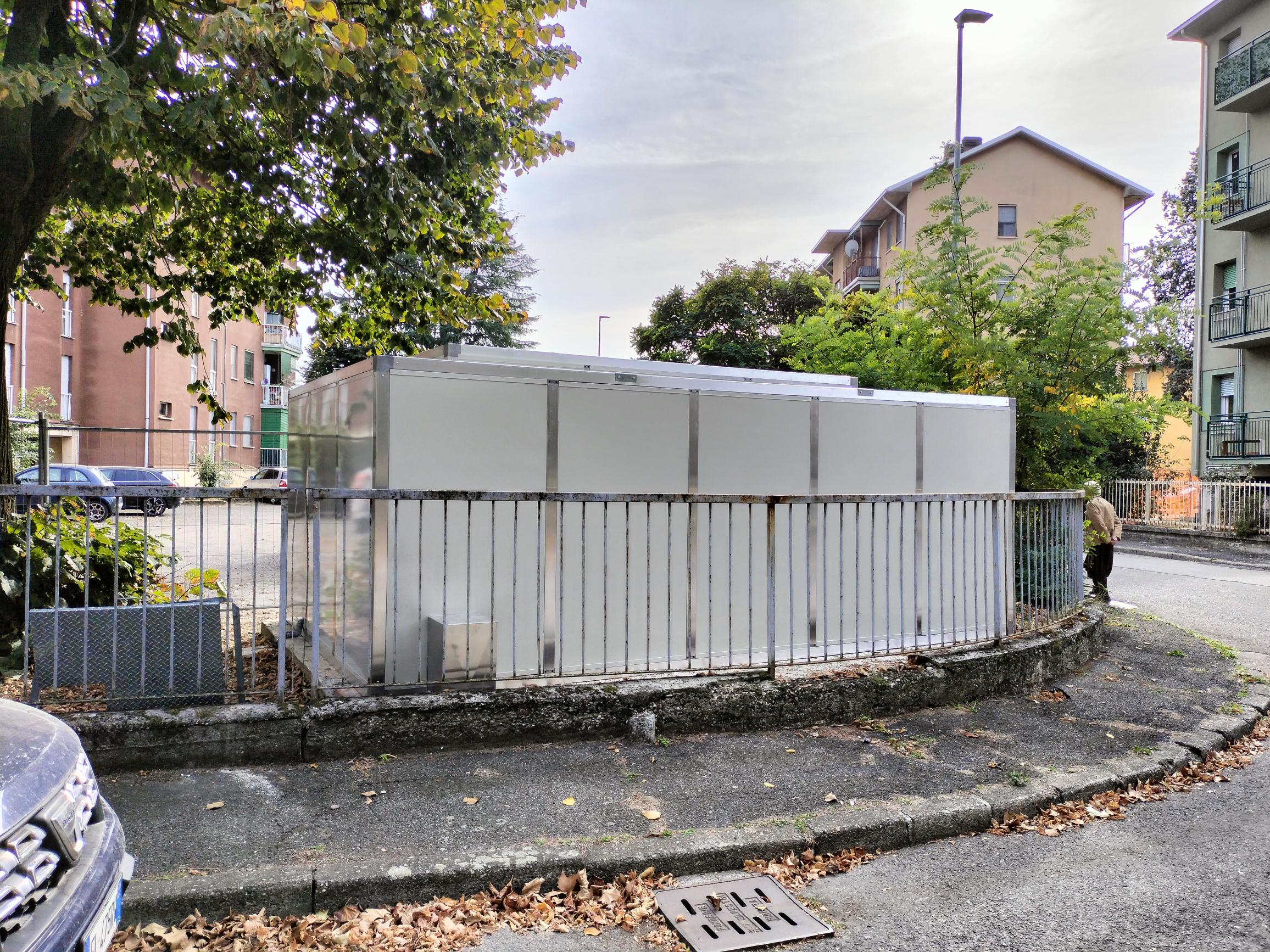 Schermatura acustica struttura, vista esterna 8