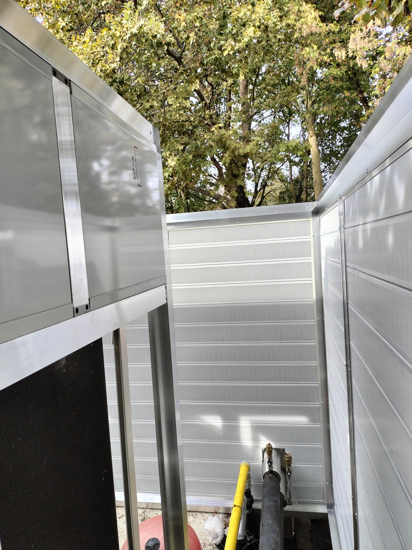 Schermatura acustica struttura, vista interna 2