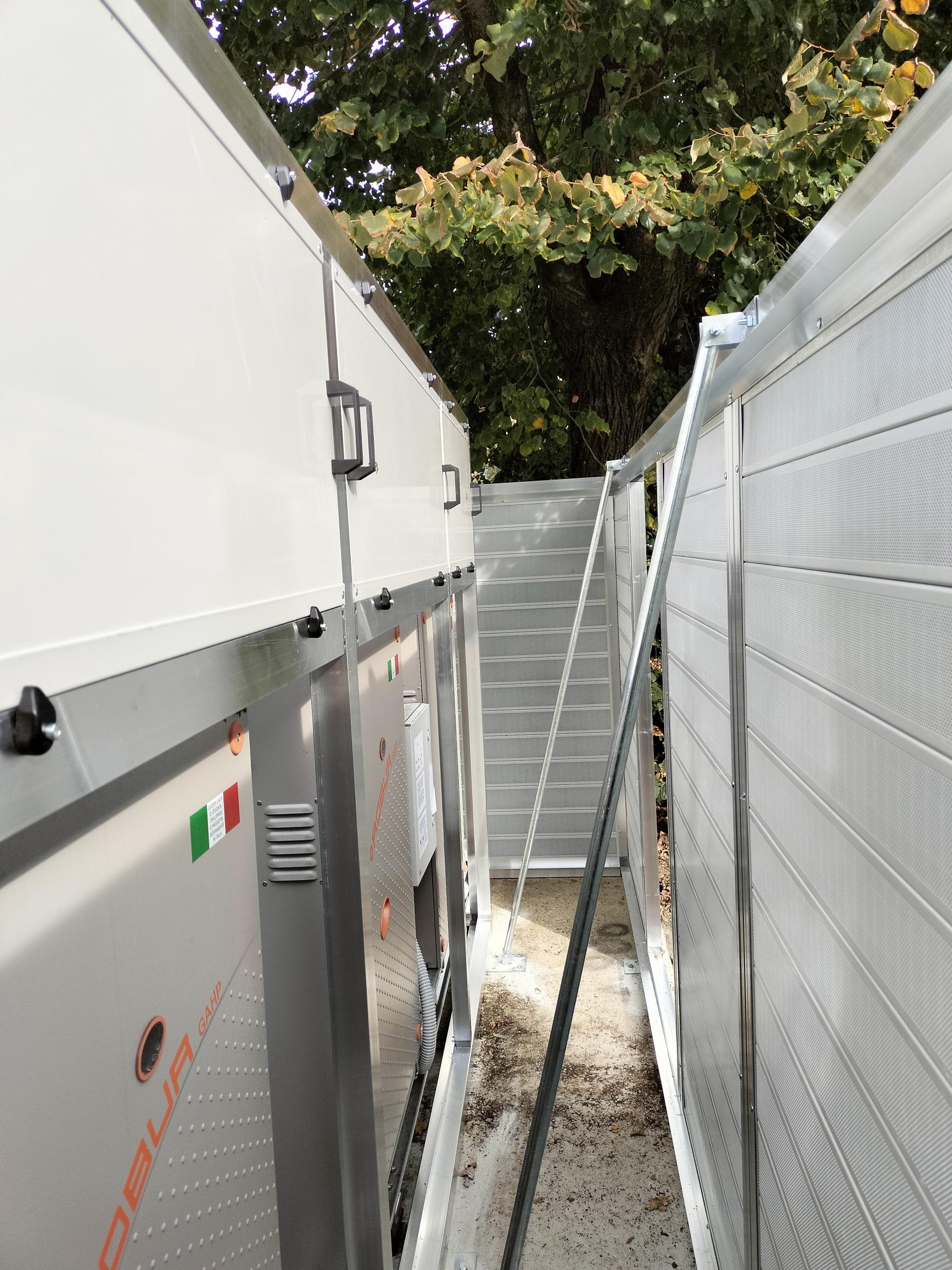 Schermatura acustica struttura, vista interna 5