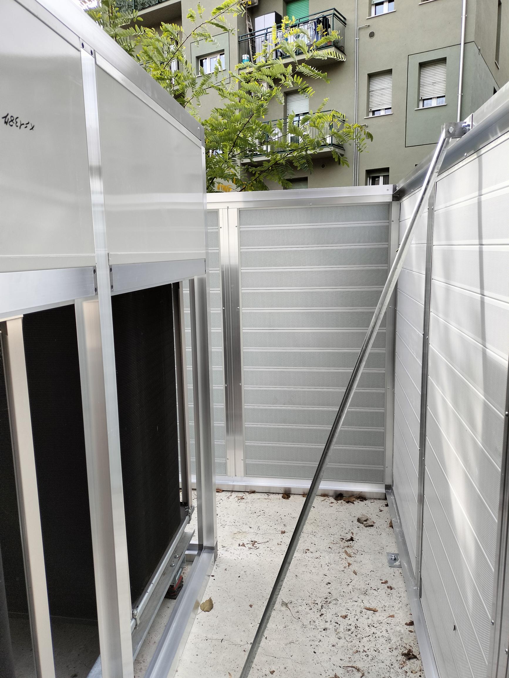 Schermatura acustica struttura, vista interna 7