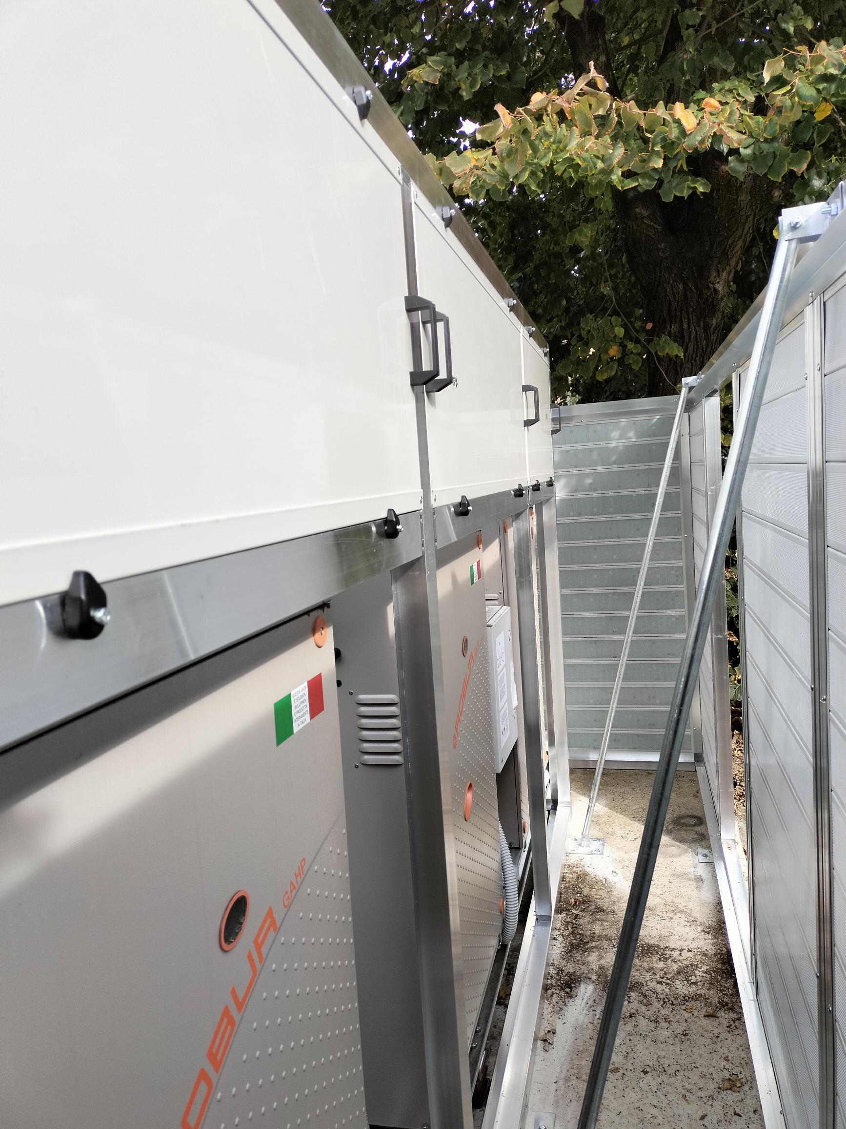 Schermatura acustica struttura, vista interna 8