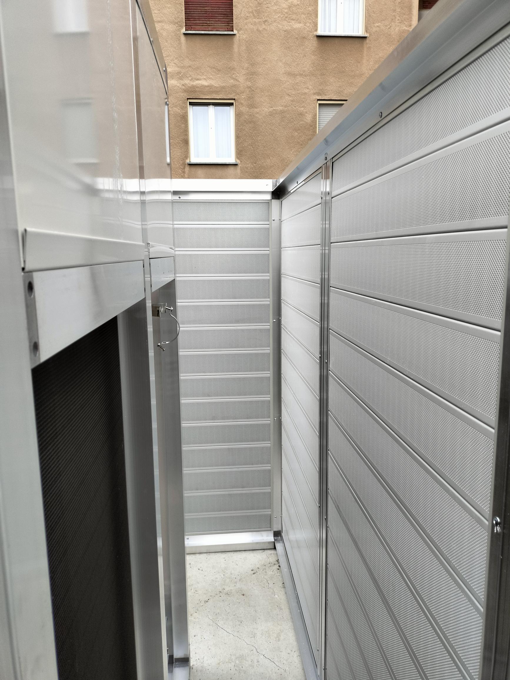 Schermatura acustica struttura, vista interna part. 3