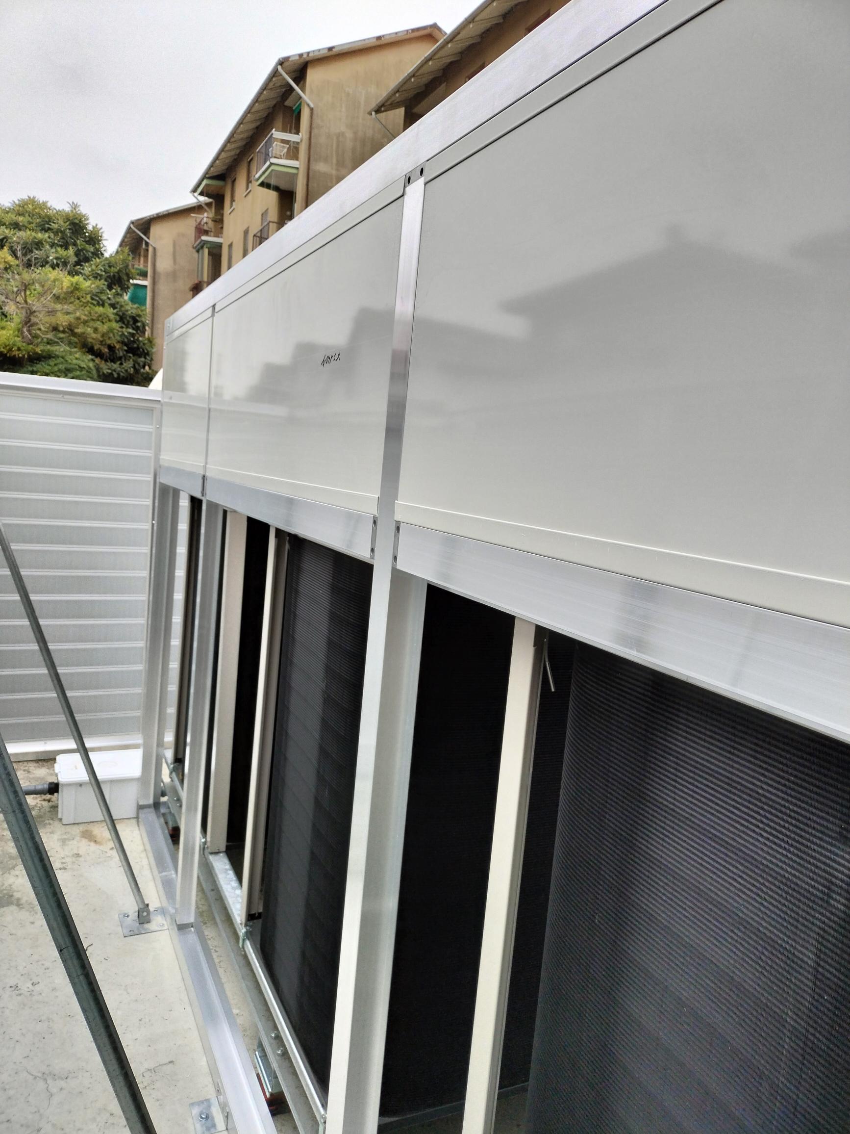 Schermatura acustica struttura, vista interna part. 4