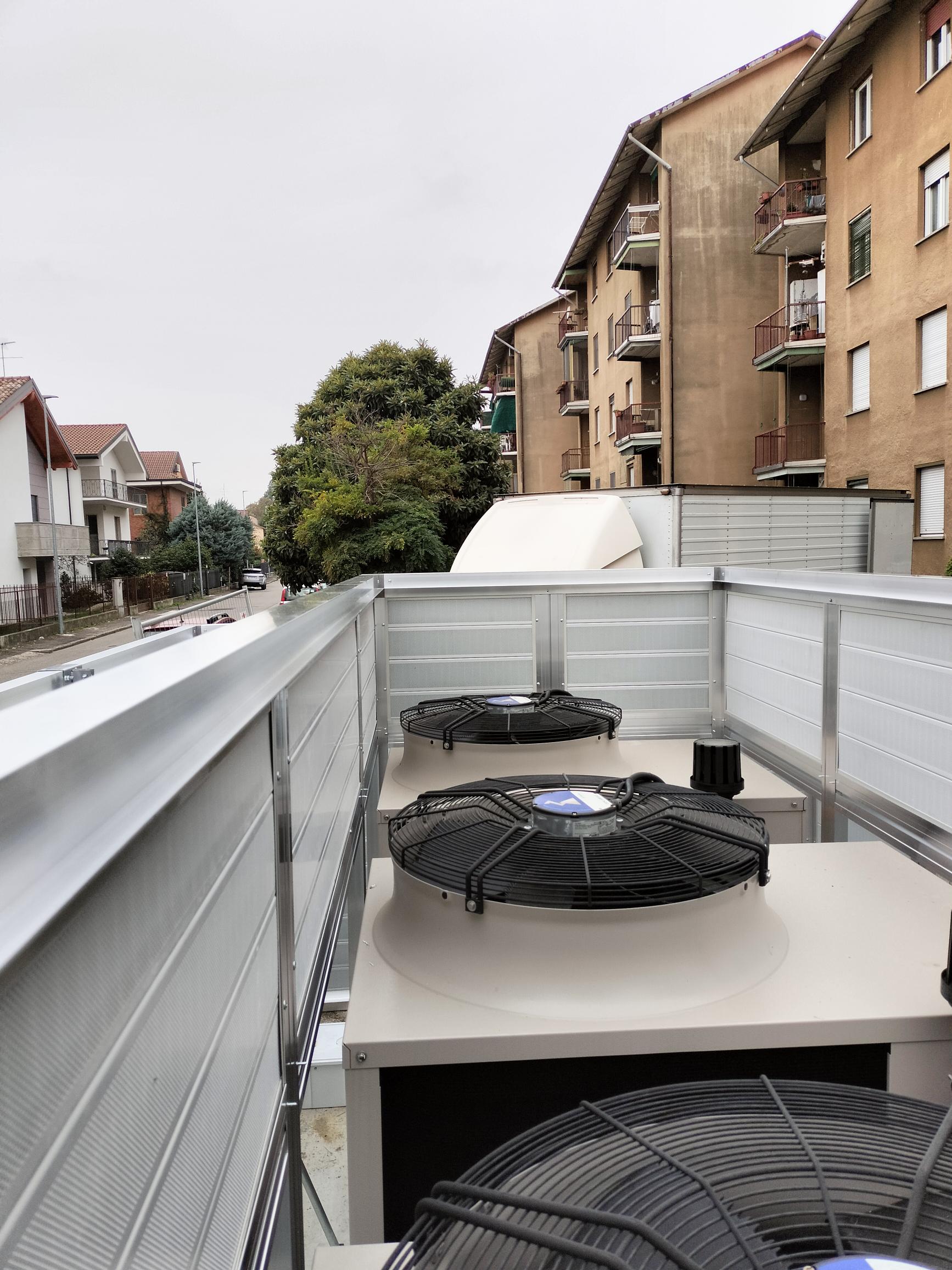 Schermatura acustica struttura, vista interna part. 5