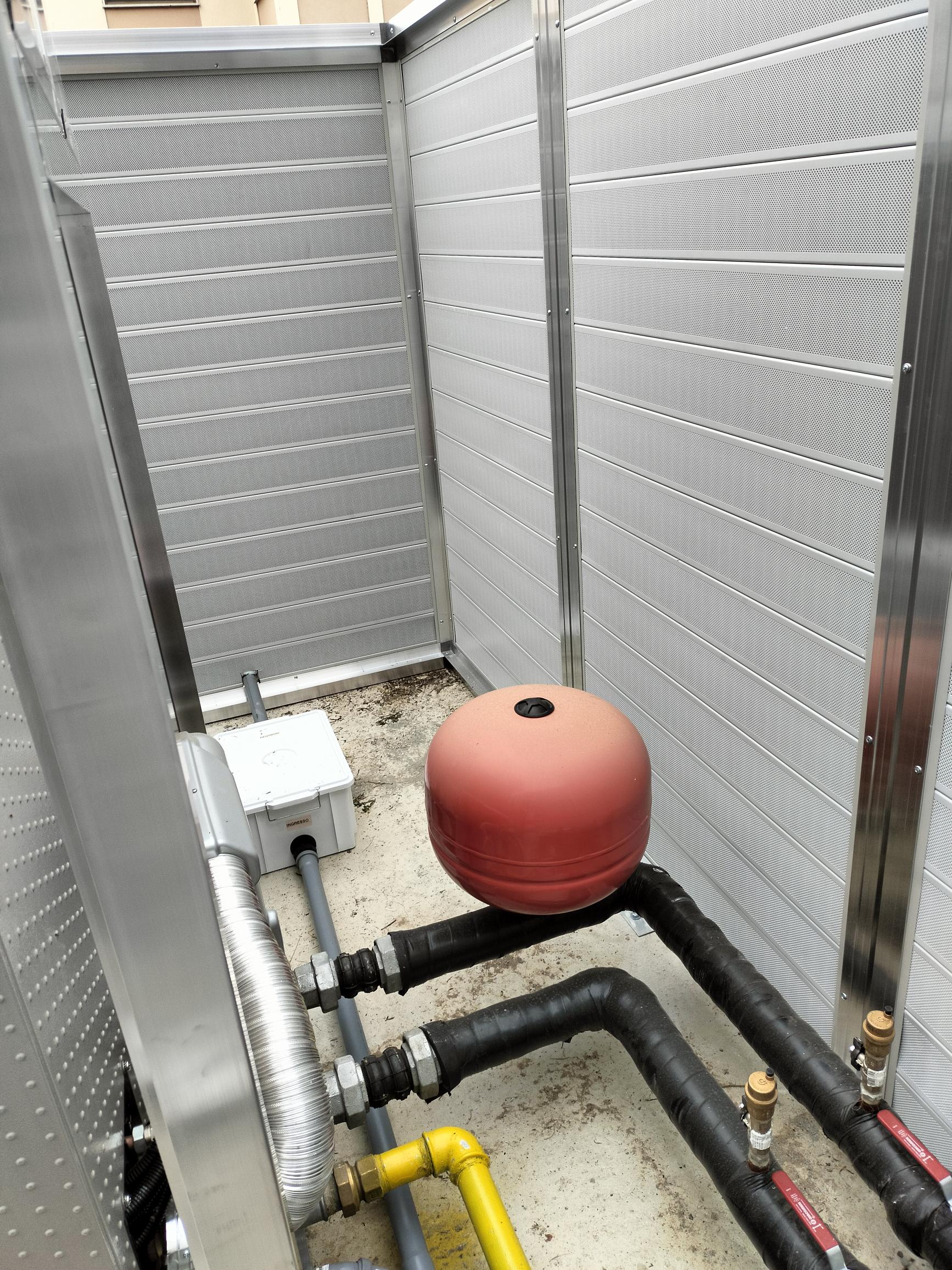 Schermatura acustica struttura, vista interna part. 7