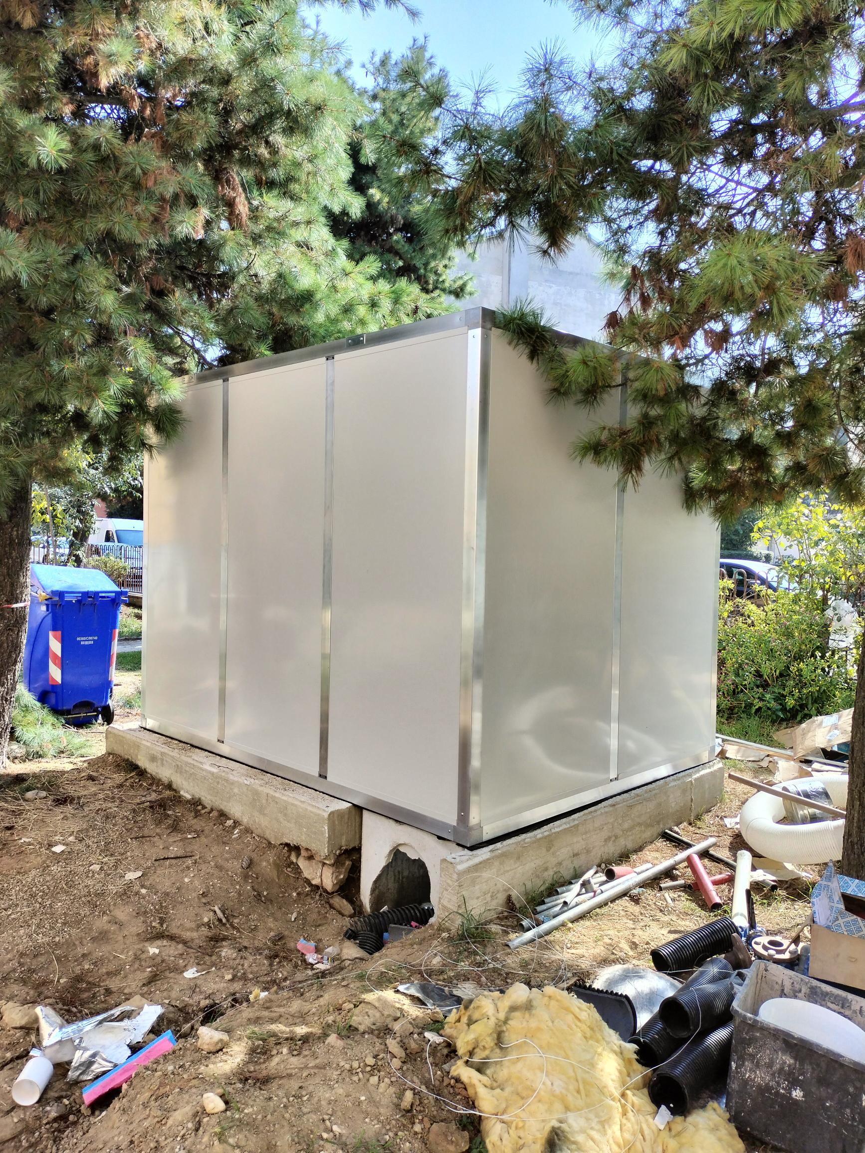 Schermatura acustica vista esterna 4