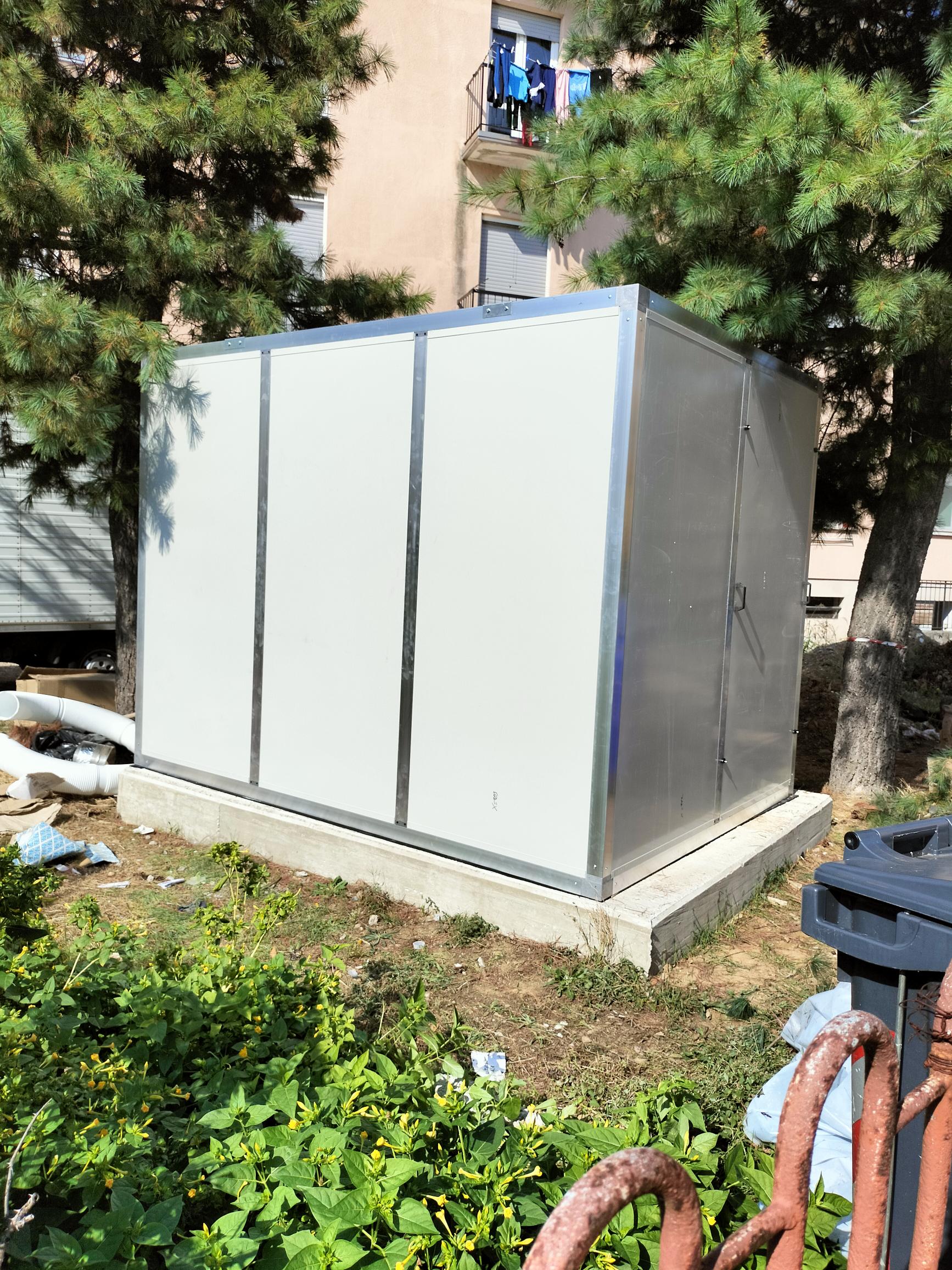 Schermatura acustica vista esterna 6