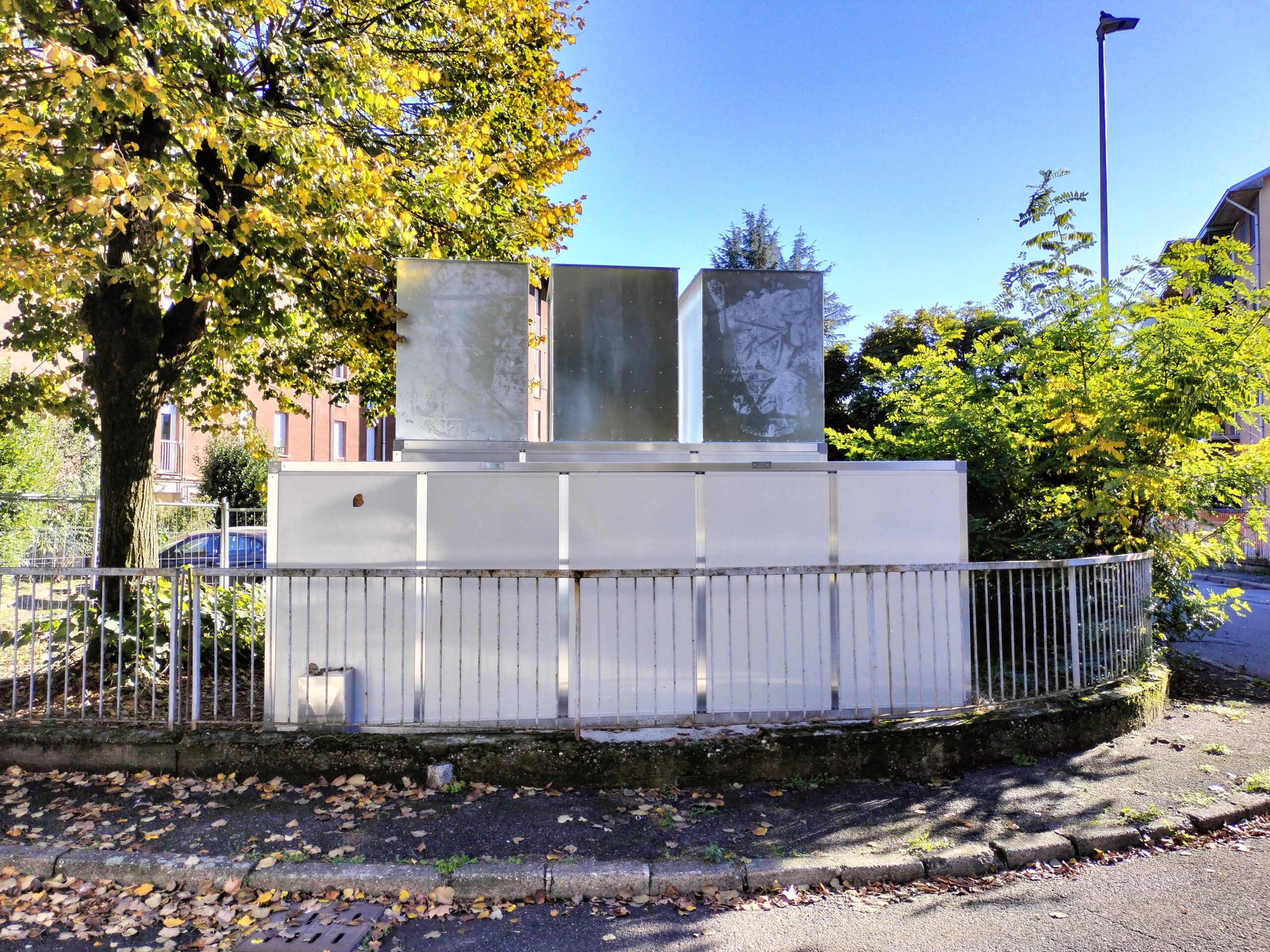 Schermatura acustica, vista silenziatori, 1