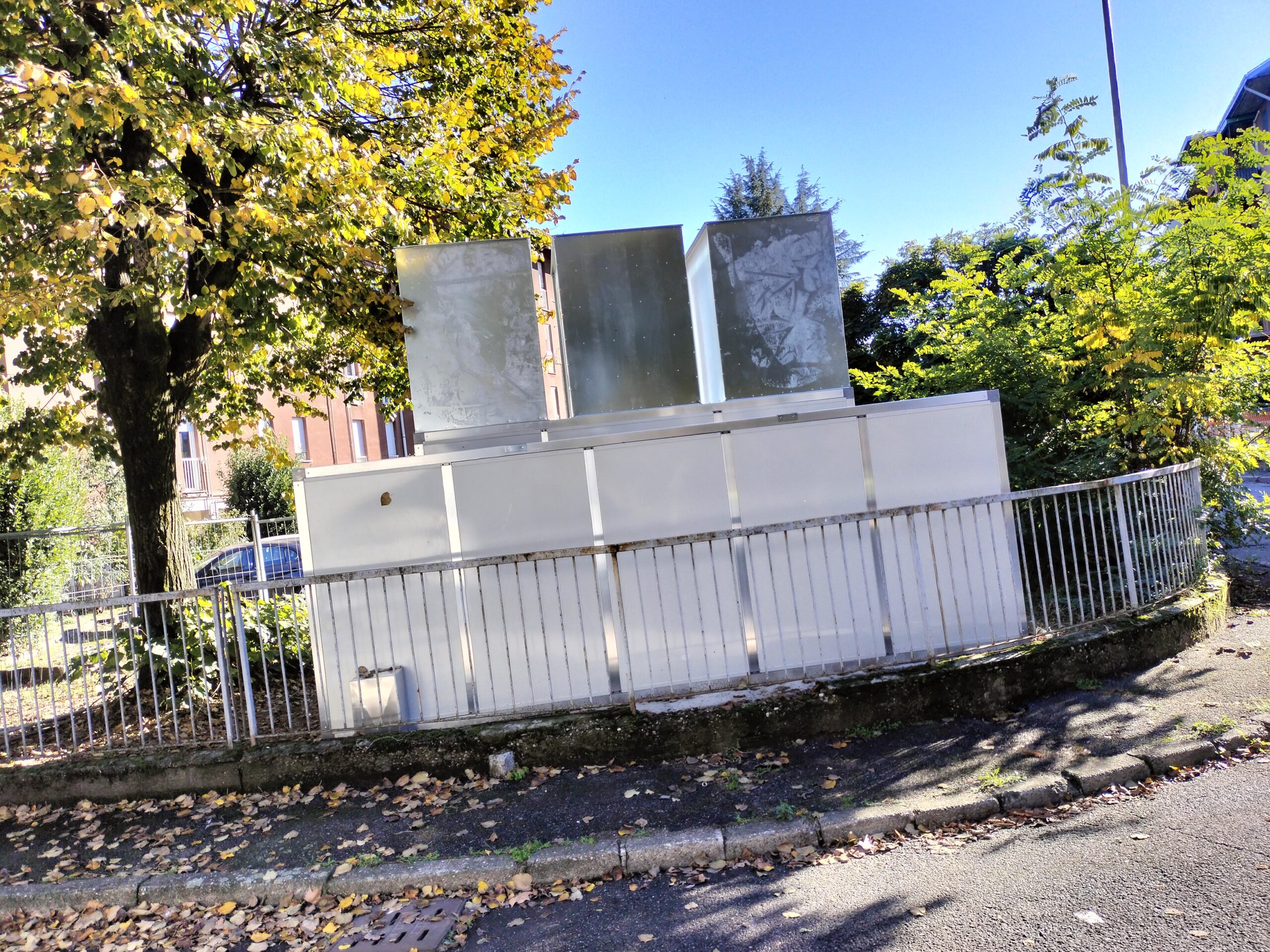 Schermatura acustica, vista silenziatori,2