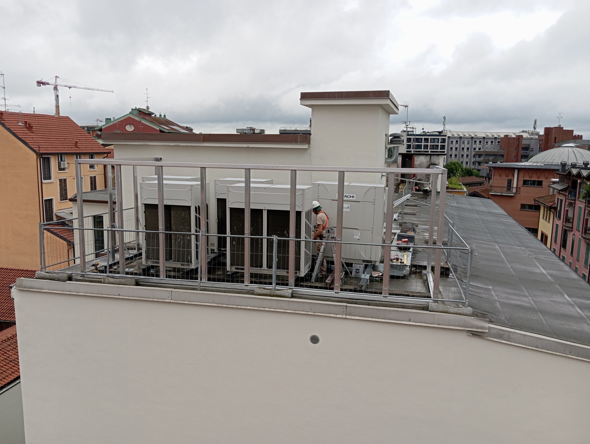 Montaggio struttura schermatura acustica milano