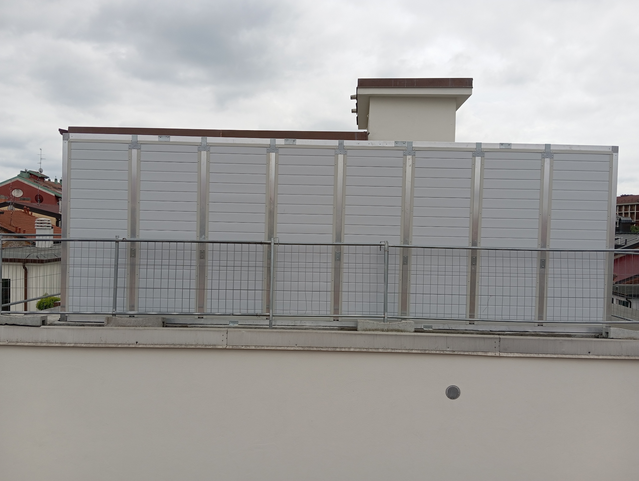 Schermatura acustica milano, vista esterna