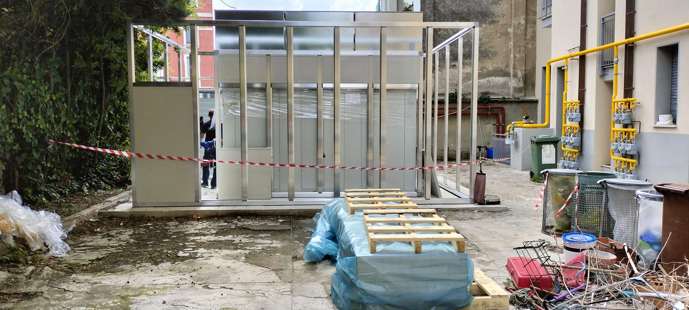 Schermatura acustica esterna struttura1