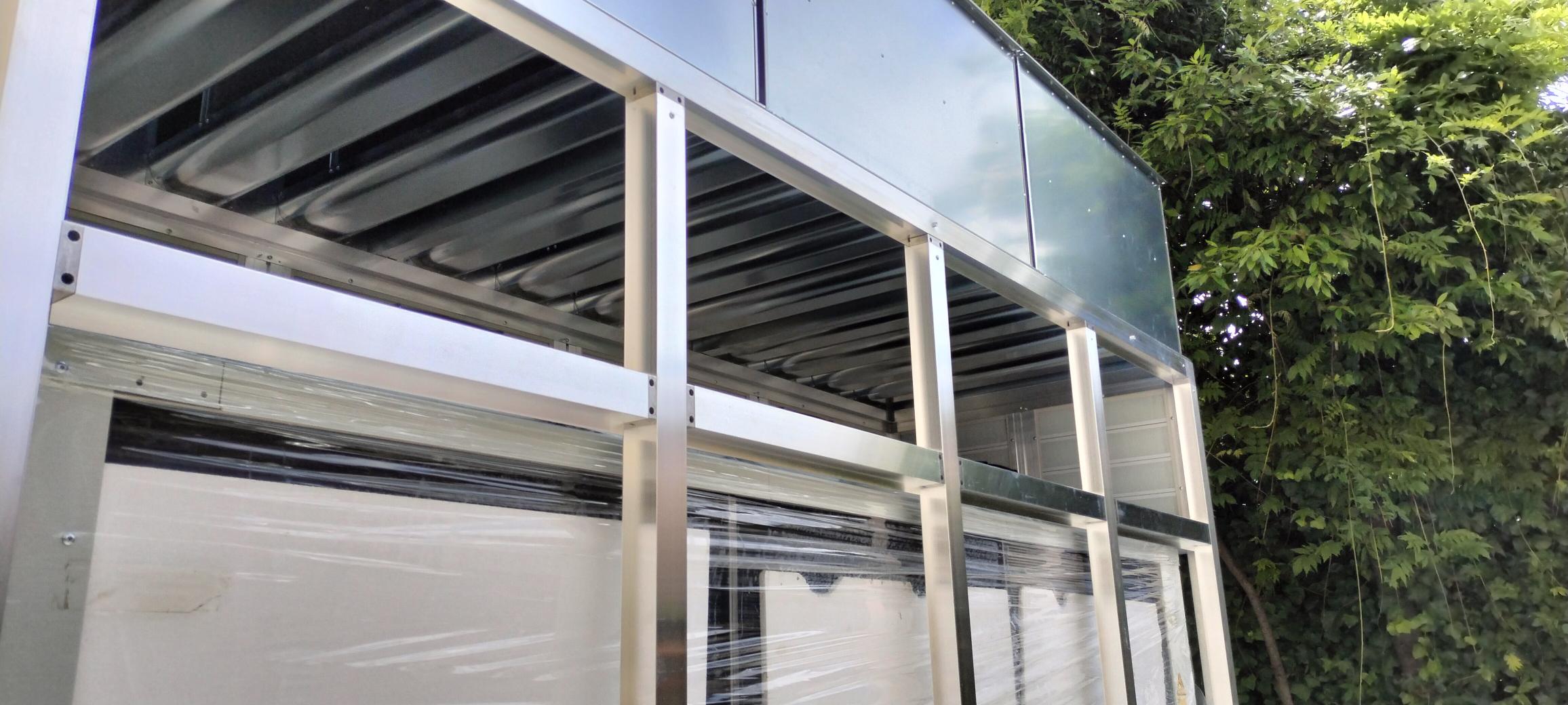 Schermatura acustica interna 6, silenziatori