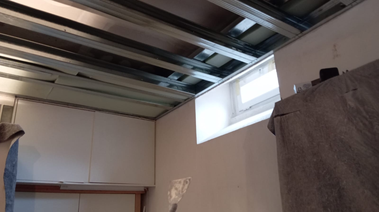 Isolamento acustico, secondo controsoffitto, struttura, a