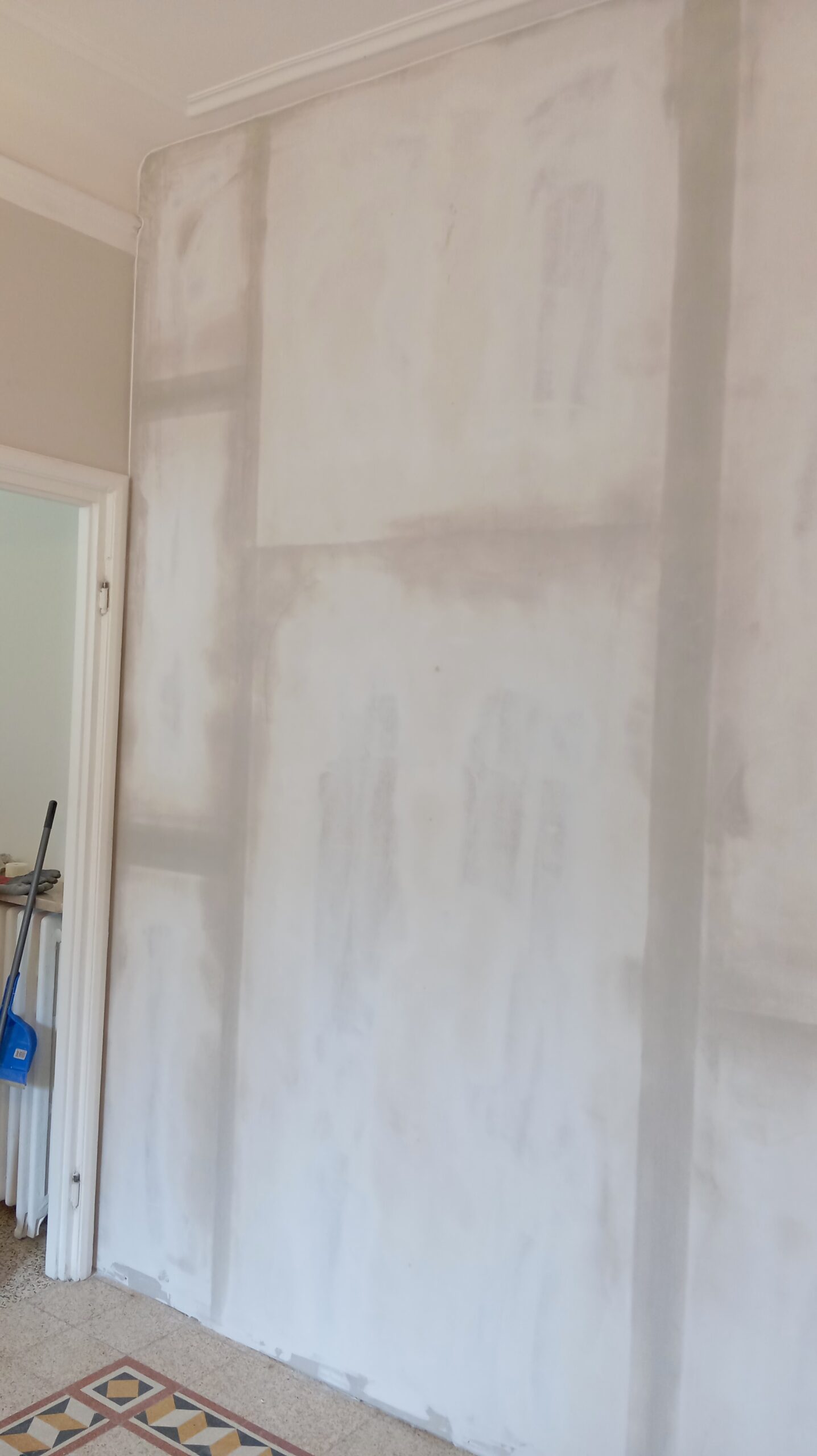 Isolamento acustico milano, rasatura finale, 9