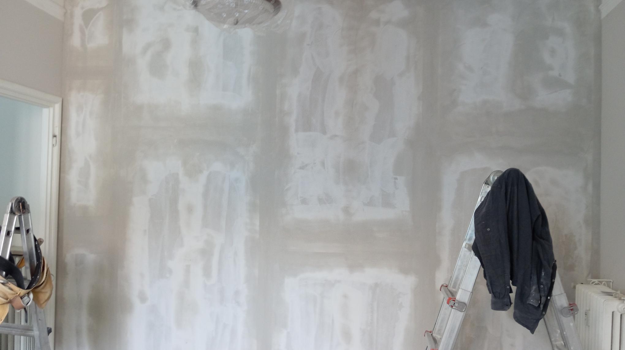 Isolamento acustico milano, rasatura primo strato lastre