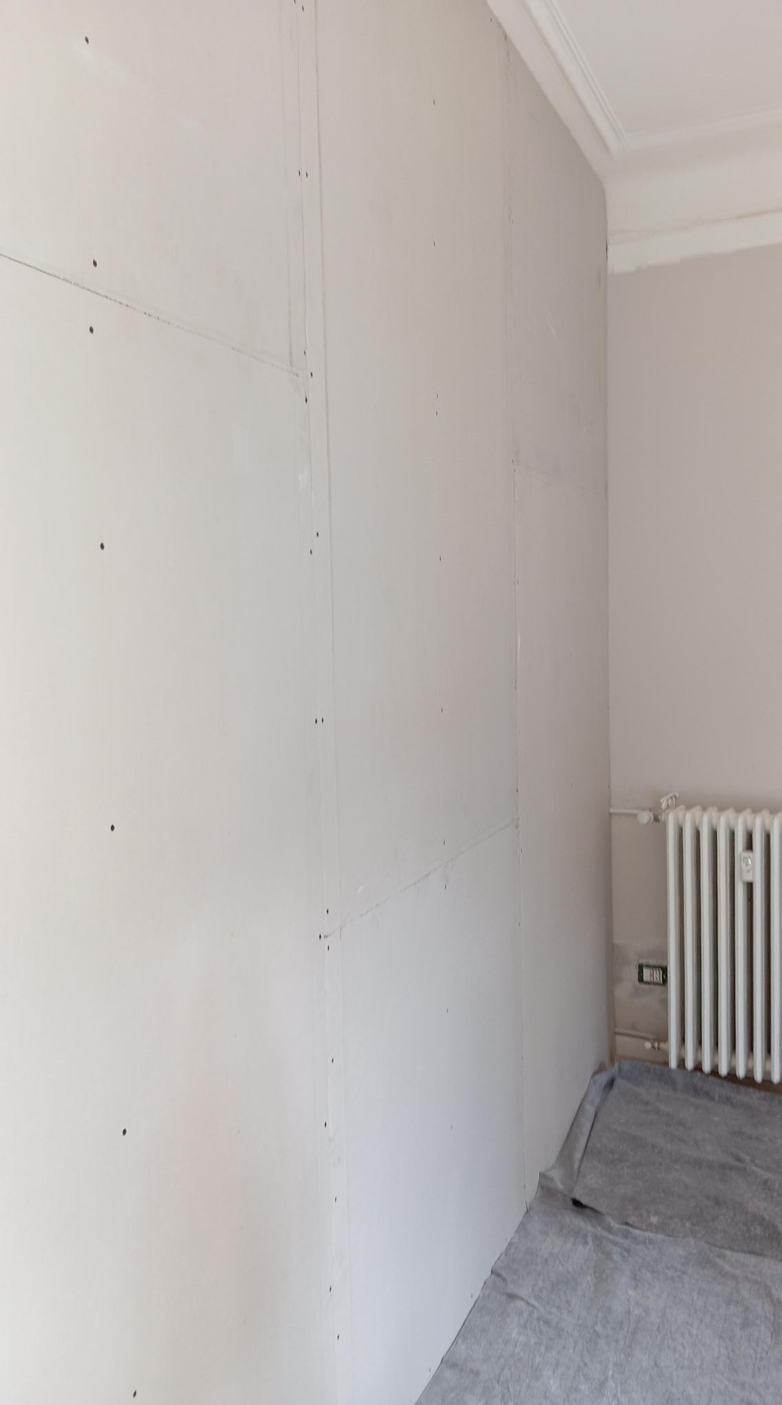 Isolamento acustico milano, secondo strato lastre da 15 mm, 2