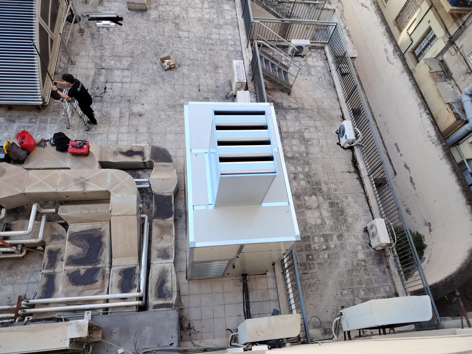 Cabina silente milano, roma, vista dall'alto, 3