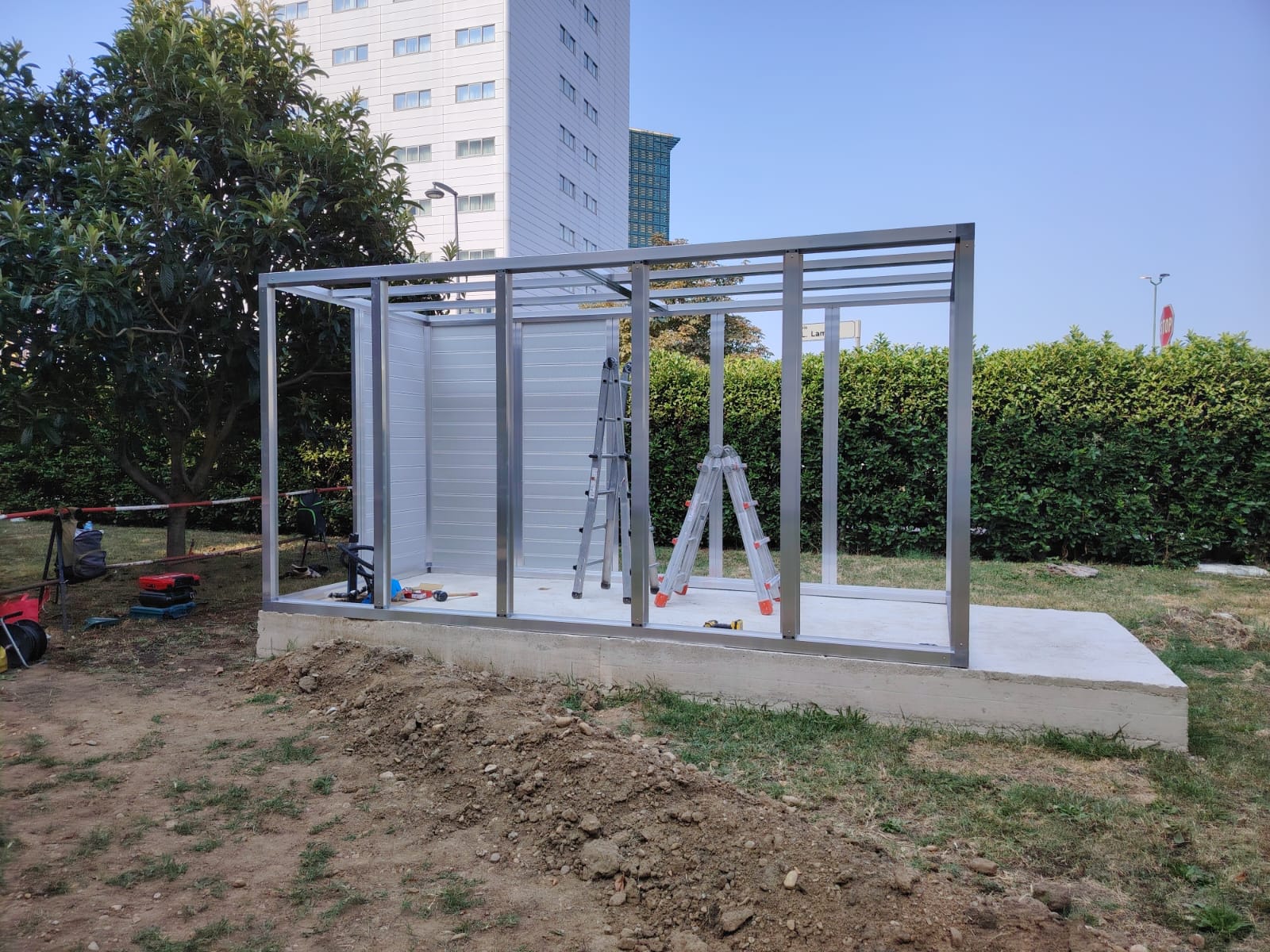 Cabina silente milano, struttura 1