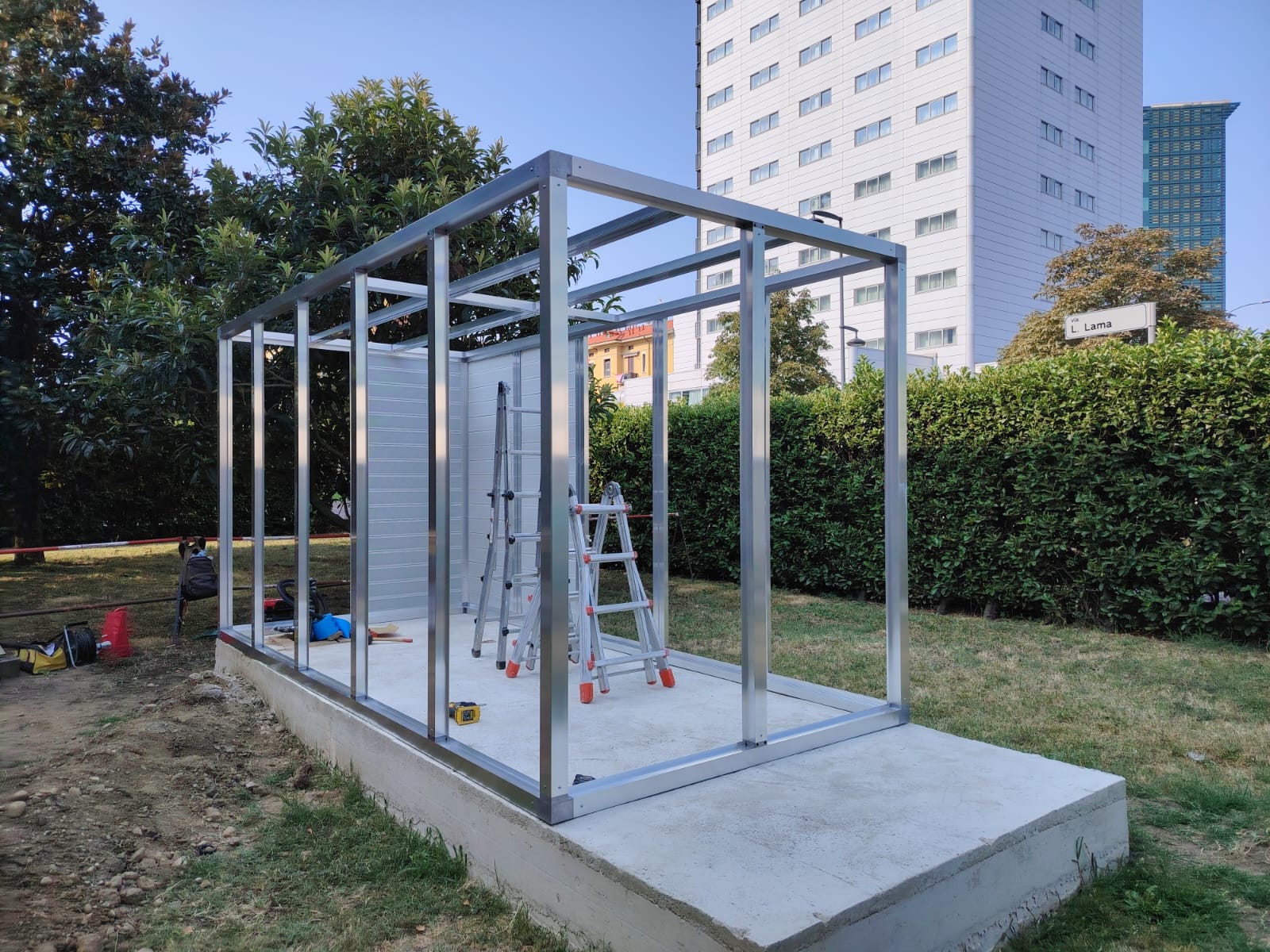 Cabina silente milano, struttura 2